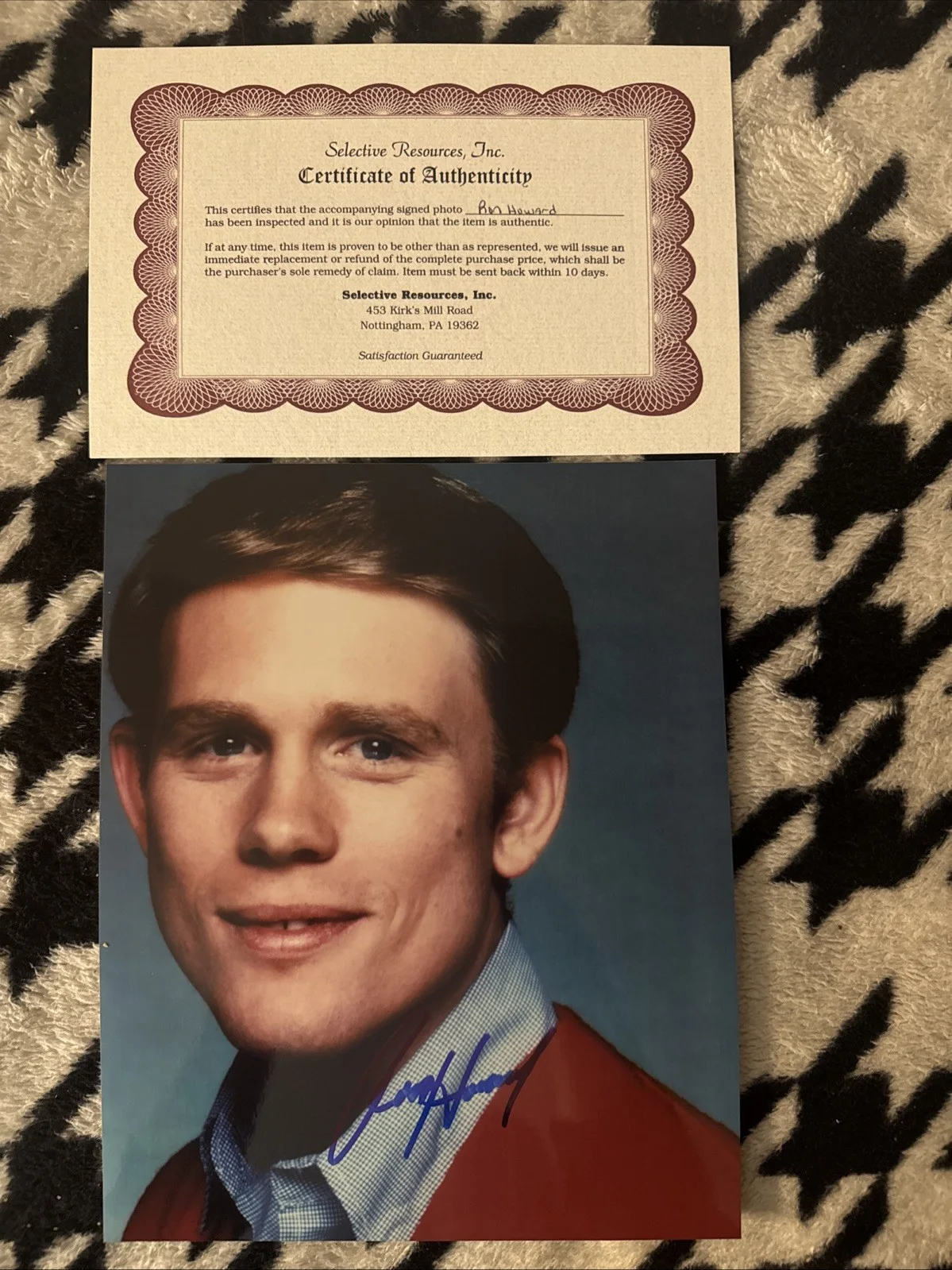 Ron Howard — Authentic Signed Ron Howard 8x10 Photo, image 3