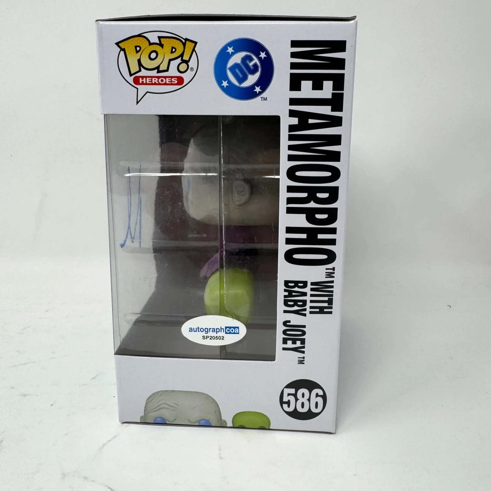 ANTHONY CARRIGAN — Anthony Carrigan Signed Superman Metamorpho Funko Pop 586 Autograph ACOA COA, изображение 2
