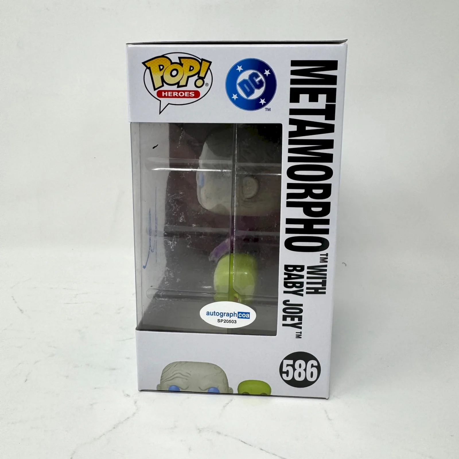 ANTHONY CARRIGAN — Anthony Carrigan Signed Superman Metamorpho Funko Pop 586 Autograph ACOA COA, изображение 4
