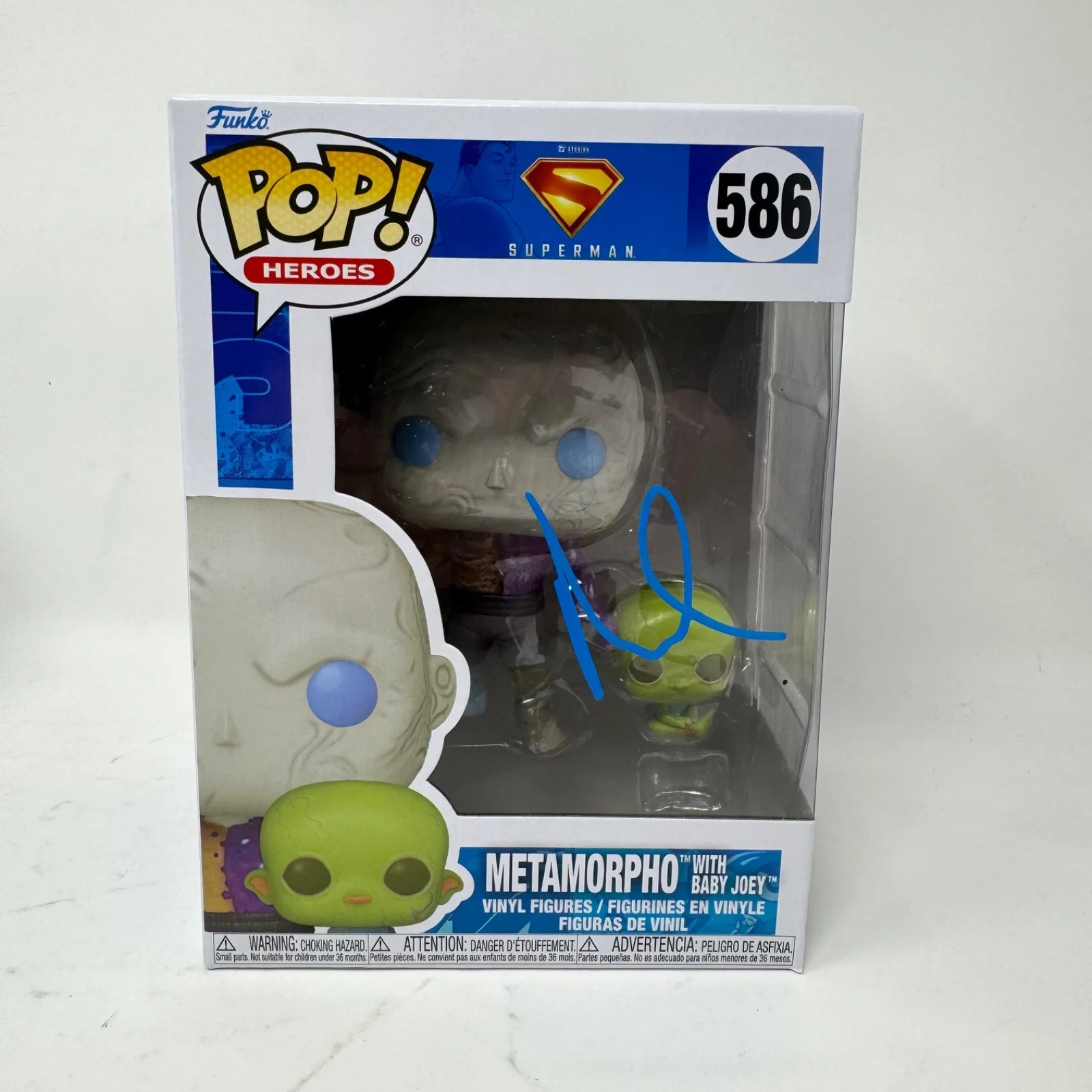 ANTHONY CARRIGAN — Anthony Carrigan Signed Superman Metamorpho Funko Pop 586 Autograph ACOA COA, изображение 5