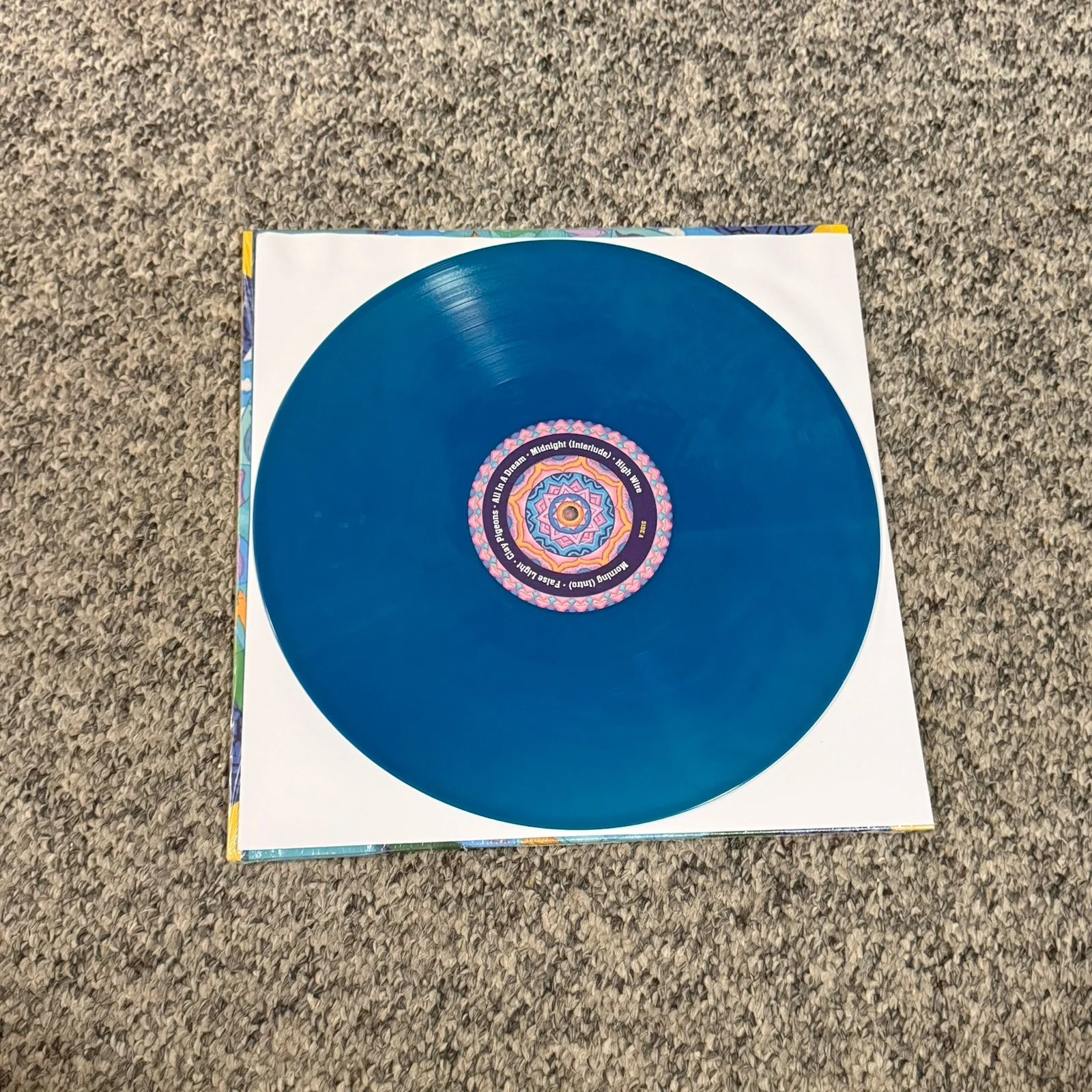 DECA SIGNED SNAKES AND BIRDS RECORD (MYSTIC BLUE GALAXY VINYL), изображение 4