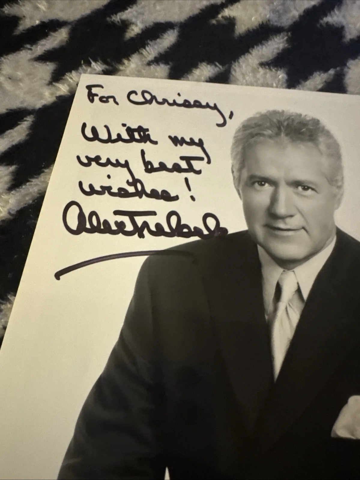 Alex Trebek — Signed Alex Trebek 8x10 Photo, image 2