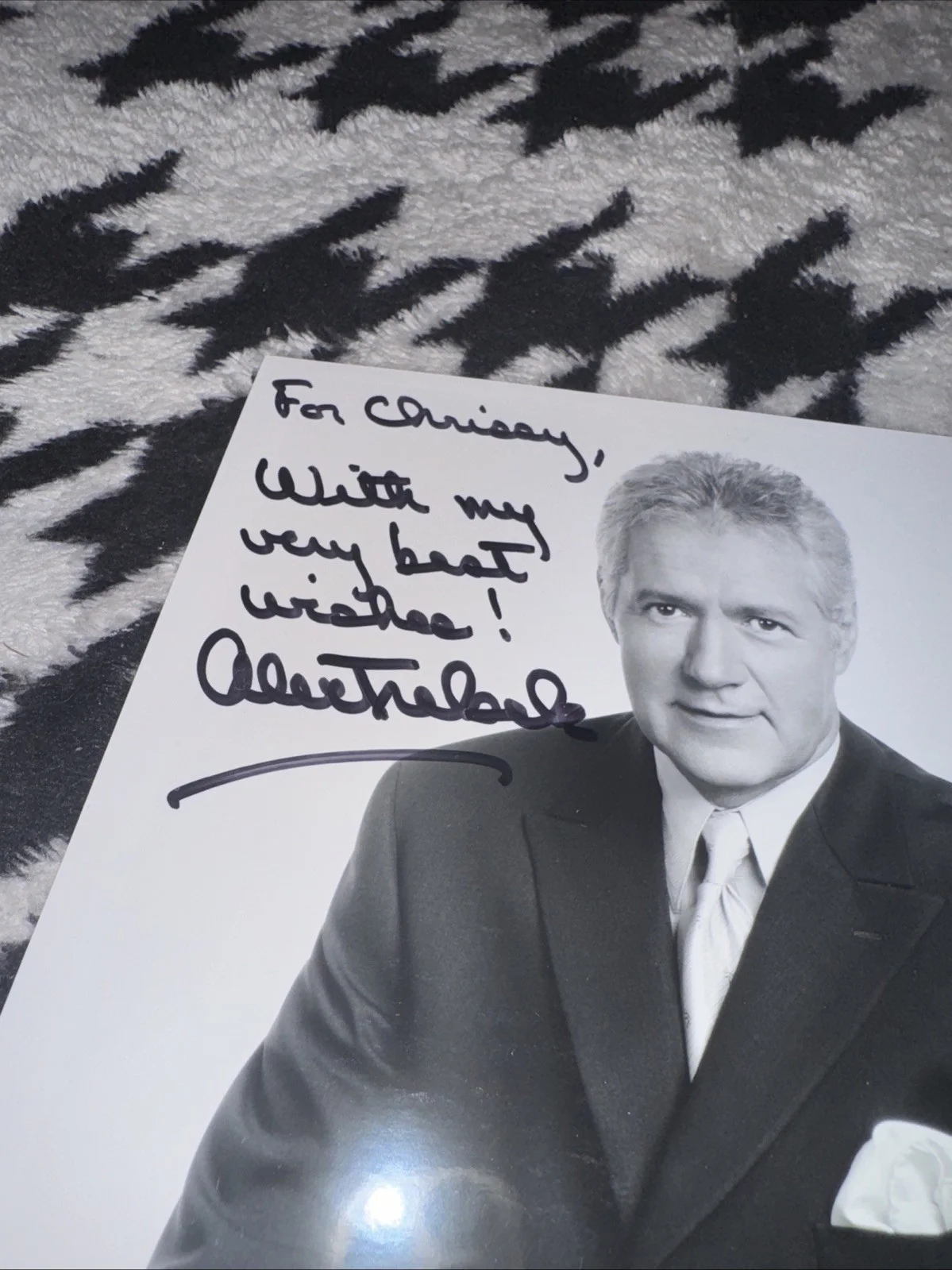 Alex Trebek — Signed Alex Trebek 8x10 Photo, image 3