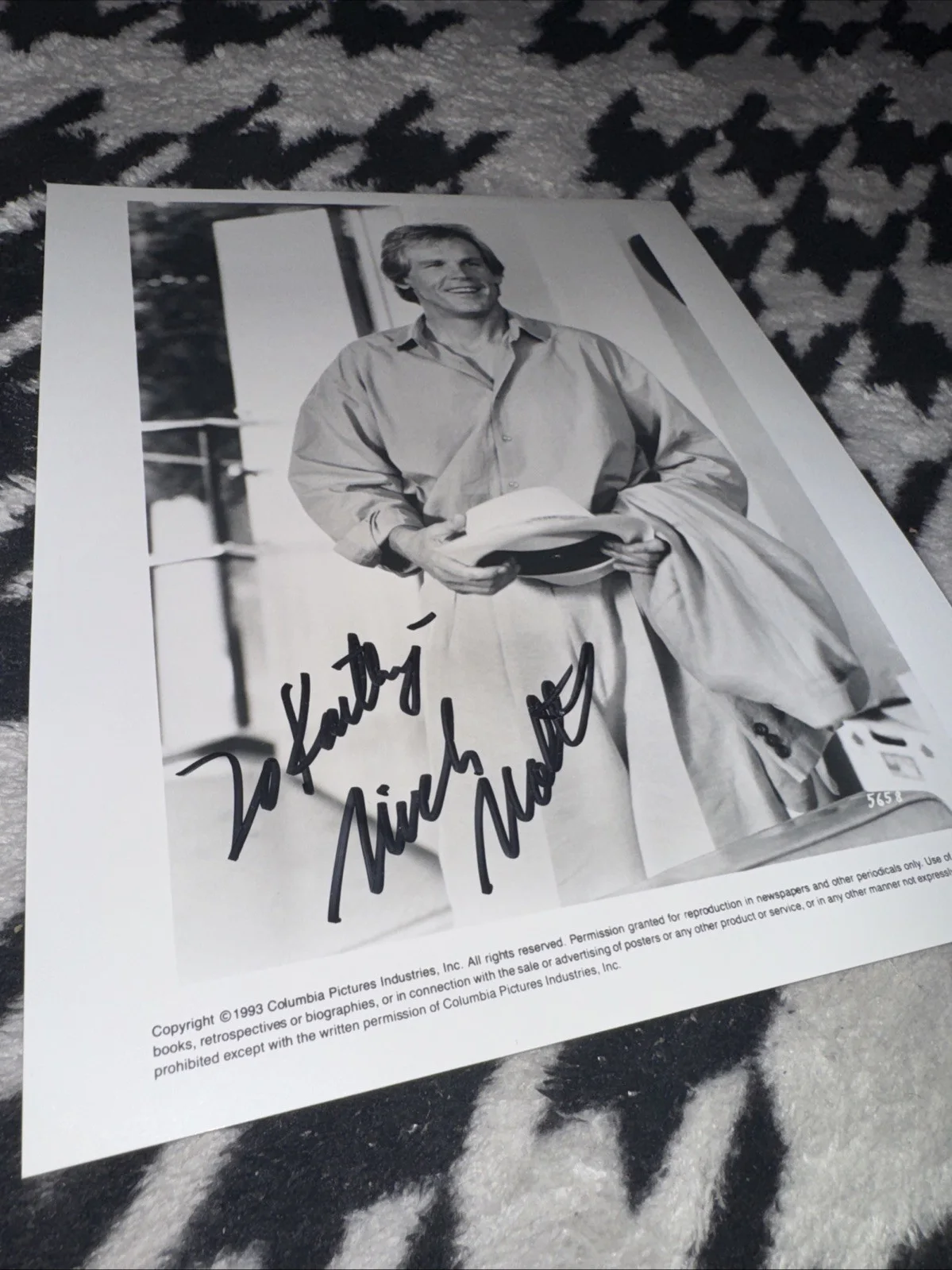 Nick Nolte — Signed Nick Nolte 8x10 Photo, image 3