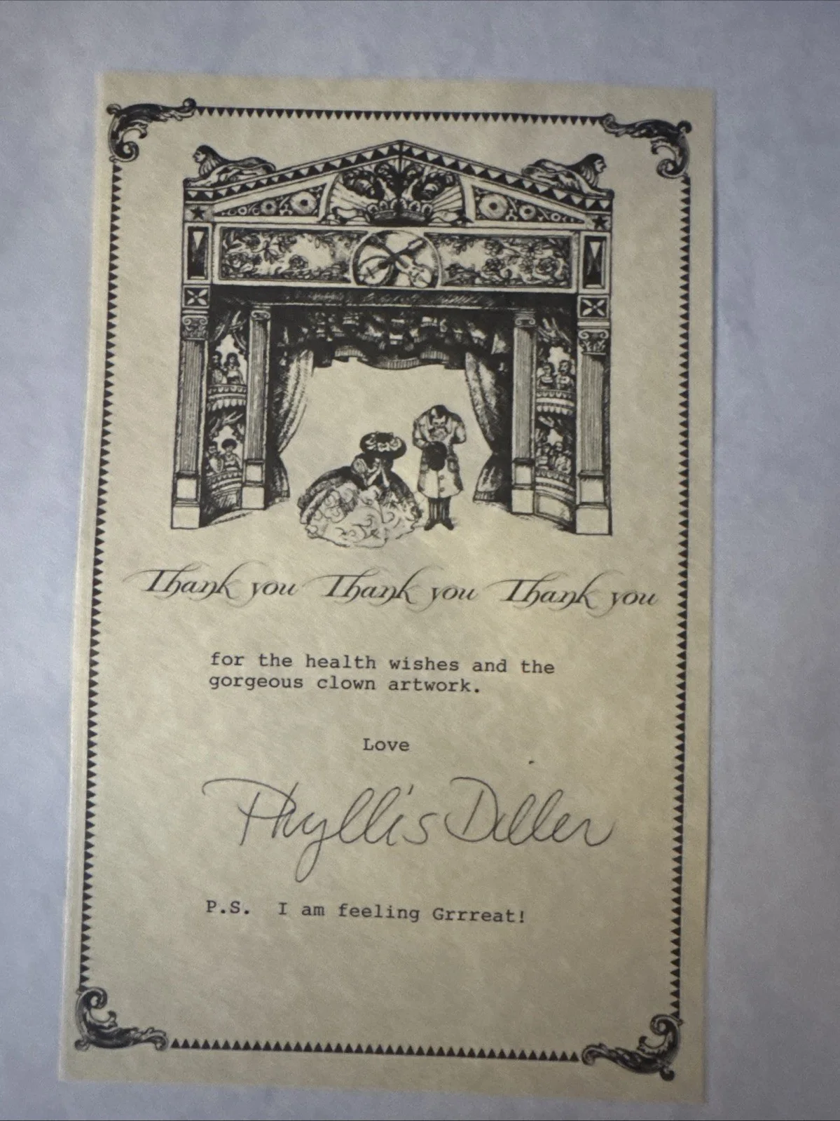 Phyllis Diller — Signed Phyllis Diller Pamphlet & 8x10 Photo, image 3