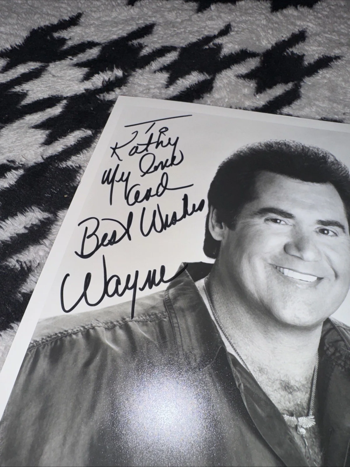 Signed Wayne Newton 8x10 Photo, image 2
