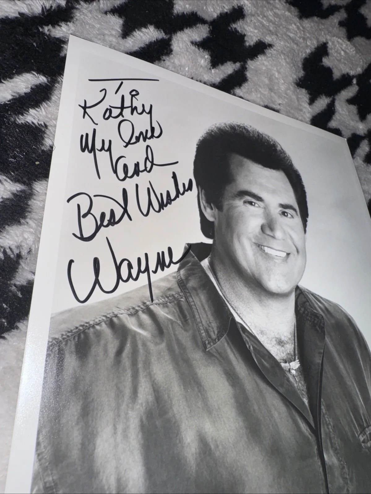 Signed Wayne Newton 8x10 Photo, image 3