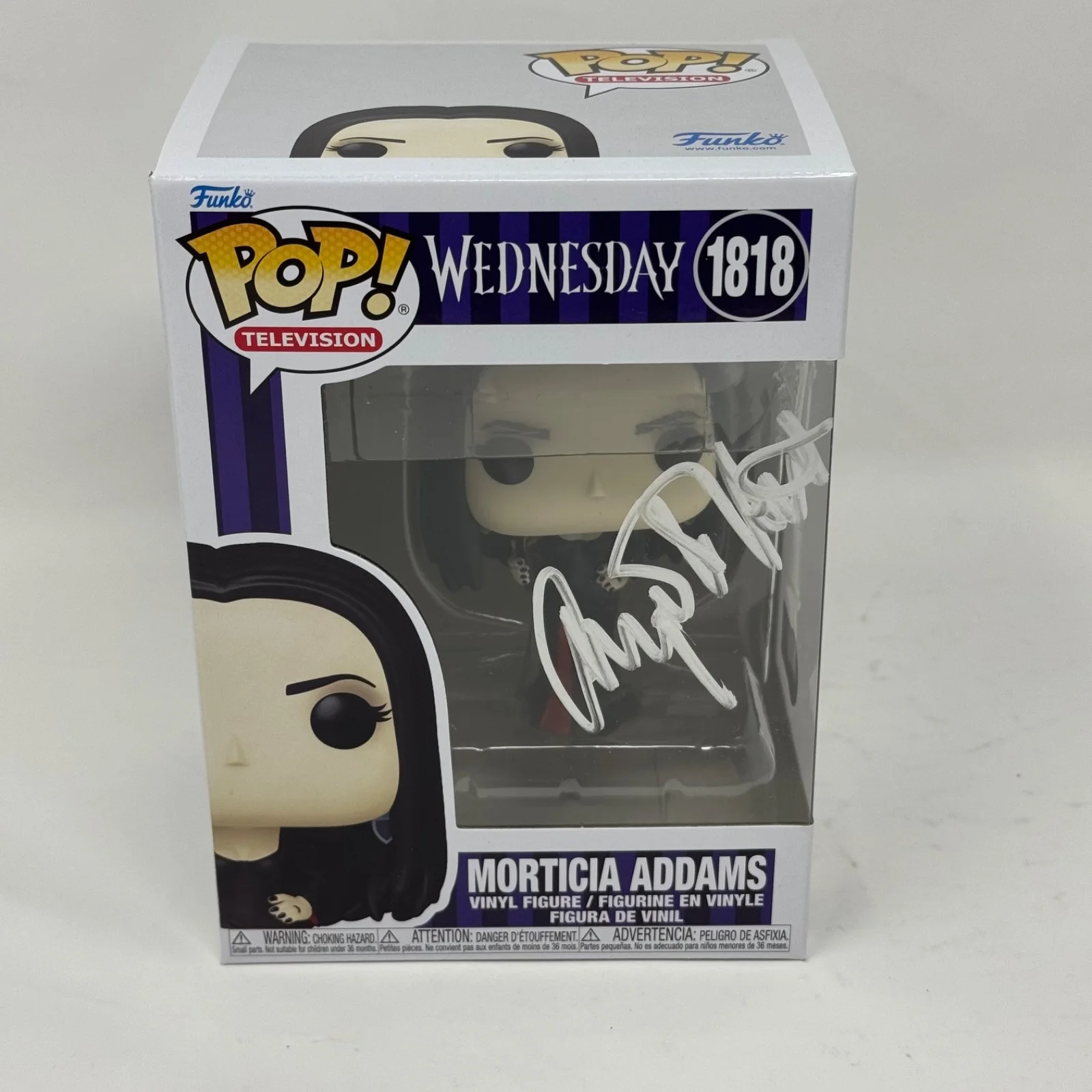Anjelica Huston — Anjelica Huston Signed The Addams Family Morticia Addams Funko Pop Beckett COA, изображение 5
