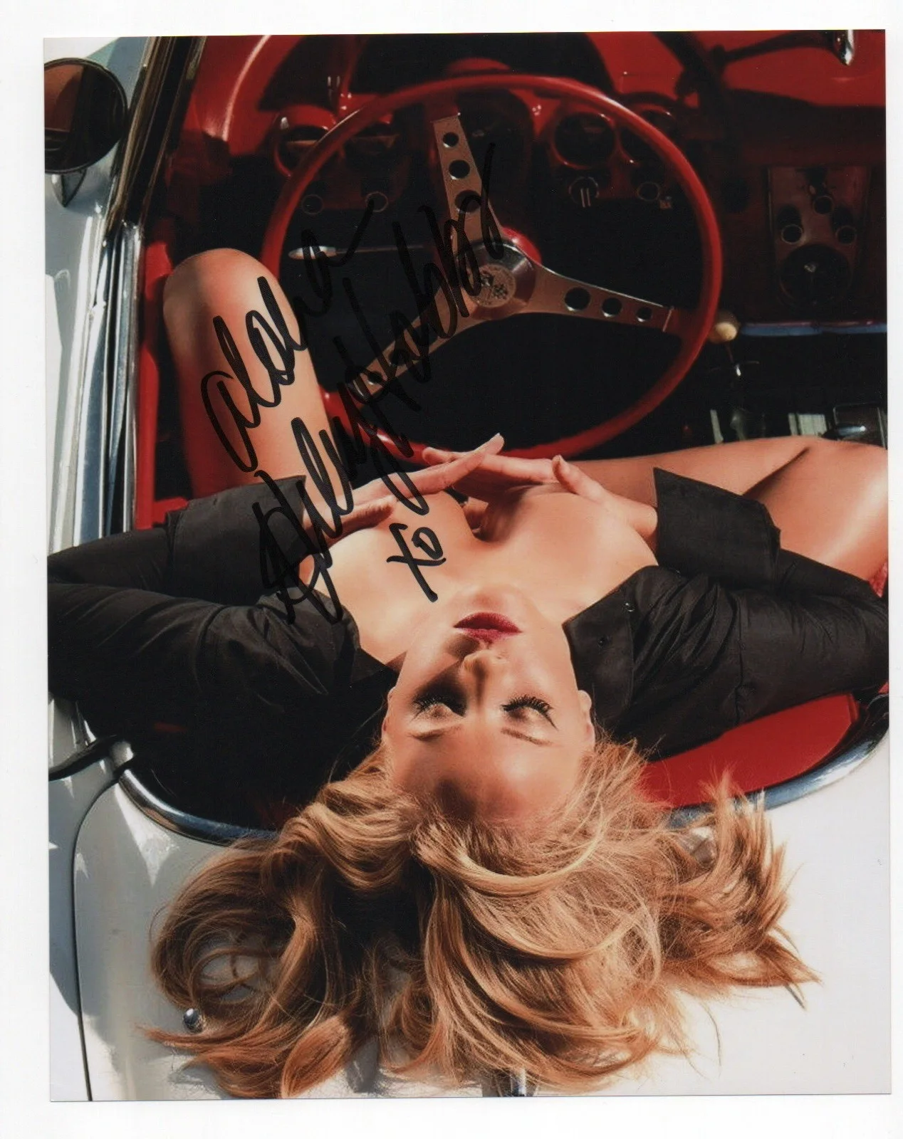 Ashley Hobbs — Ashley Hobbs signed autograph 8x10 Photo No COA Pass BAS PSA JSA Hot Sexy Model