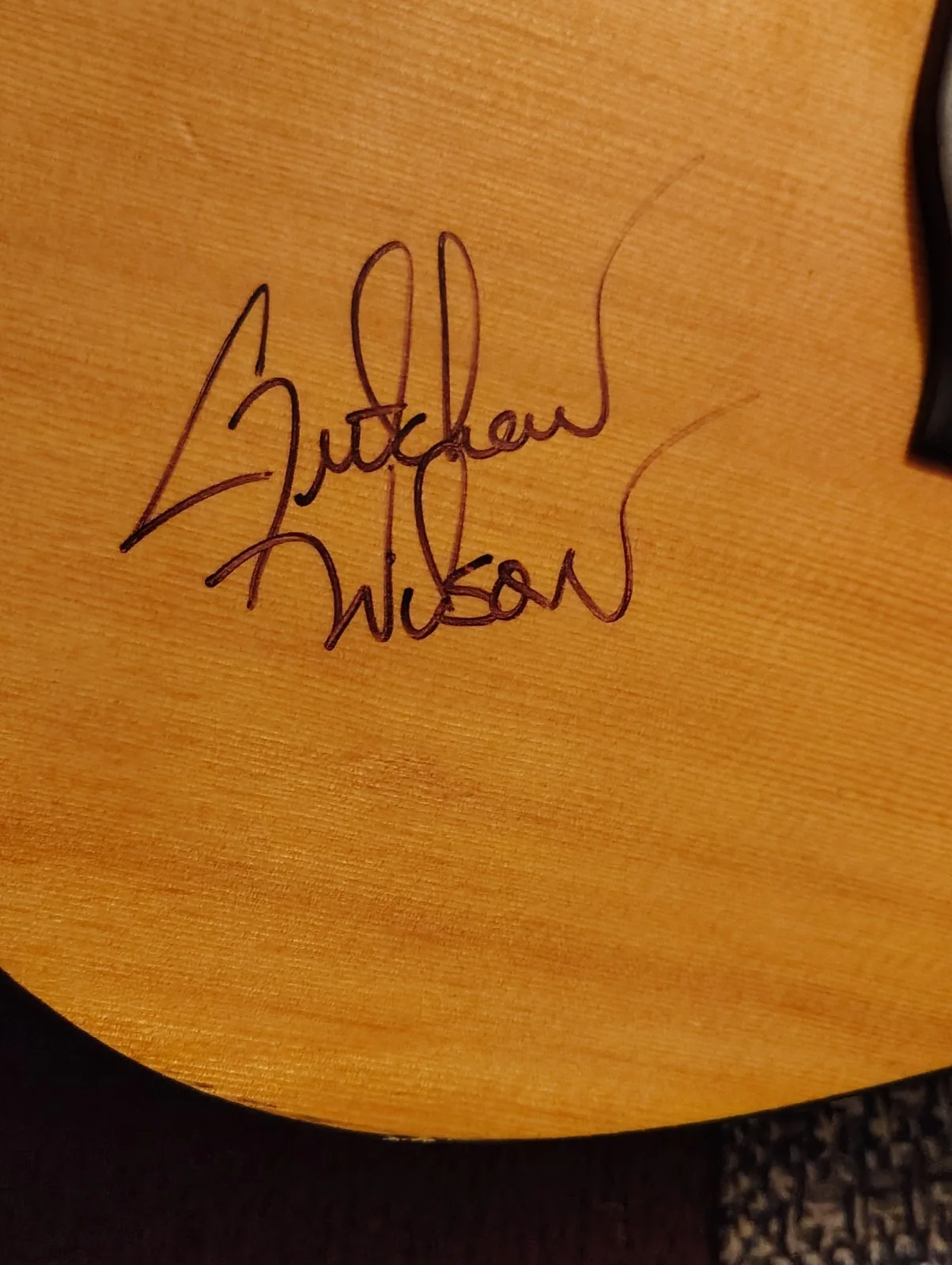 Autographed Gretchen Wilson Signed Acoustic Guitar, image 3