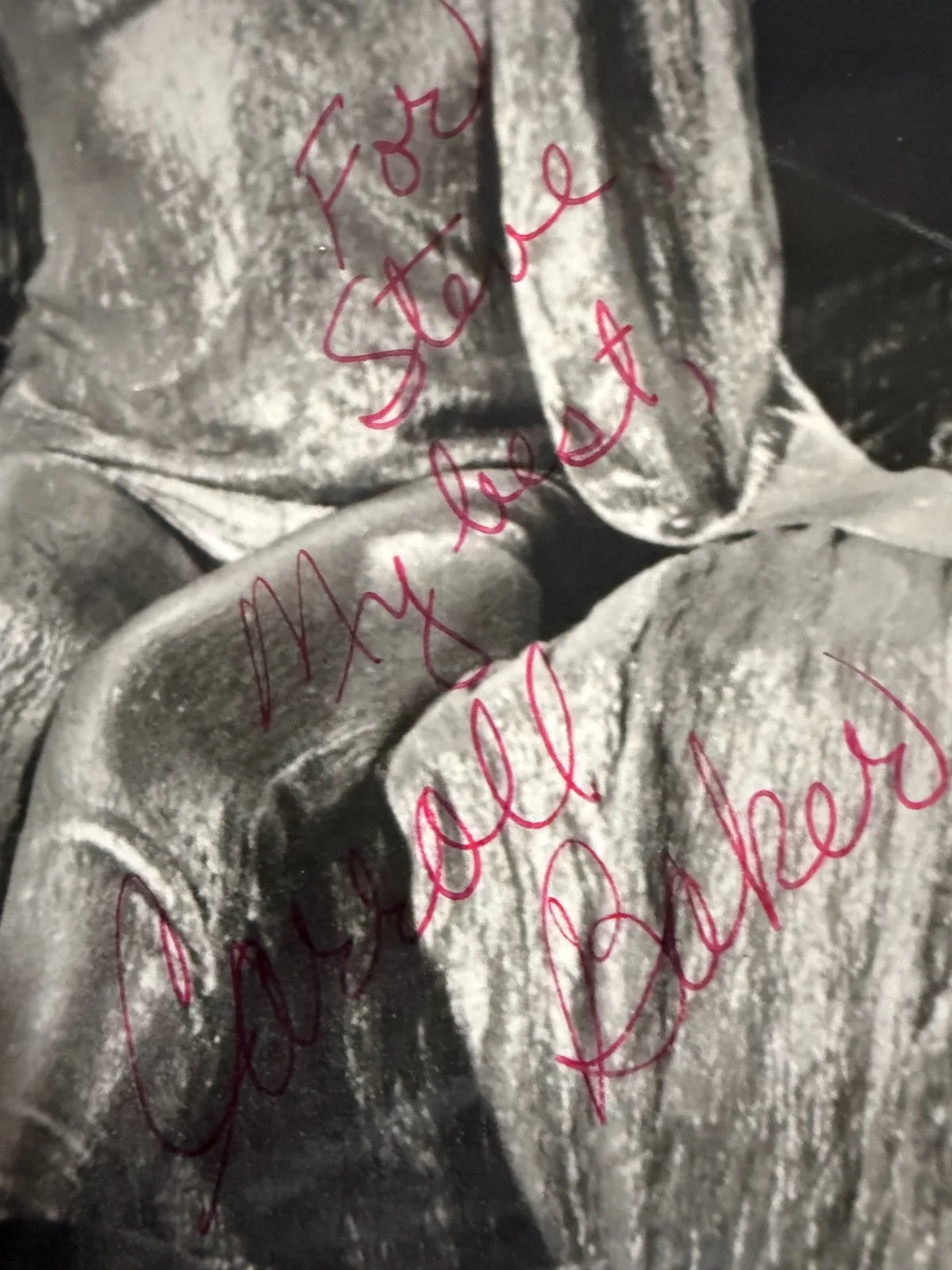 Carroll Baker — Carroll Baker Golden Era actress REAL hand SIGNED Photo COA Autographed COA, изображение 2