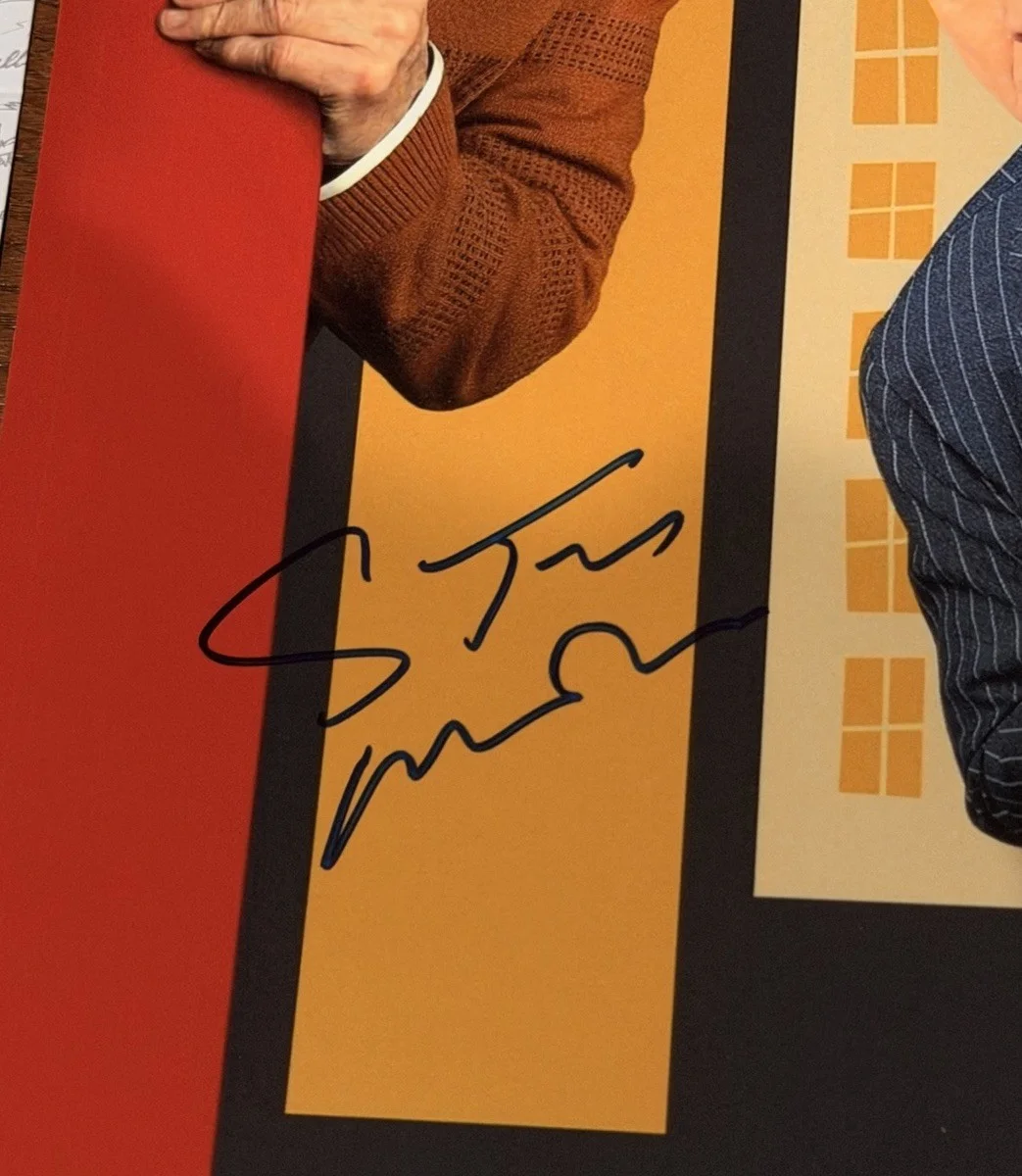 Steve Martin — STEVE MARTIN + MARTIN SHORT SIGNED ONLY MURDERS IN THE BUILDING 12x18 PHOTO JSA, изображение 2