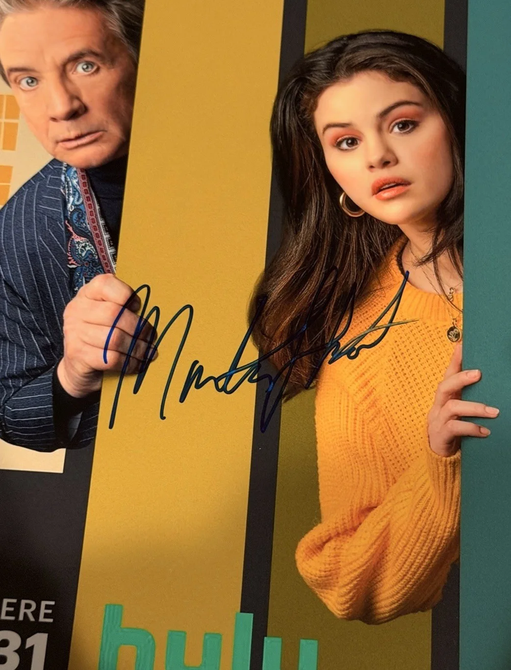 Steve Martin — STEVE MARTIN + MARTIN SHORT SIGNED ONLY MURDERS IN THE BUILDING 12x18 PHOTO JSA, изображение 3