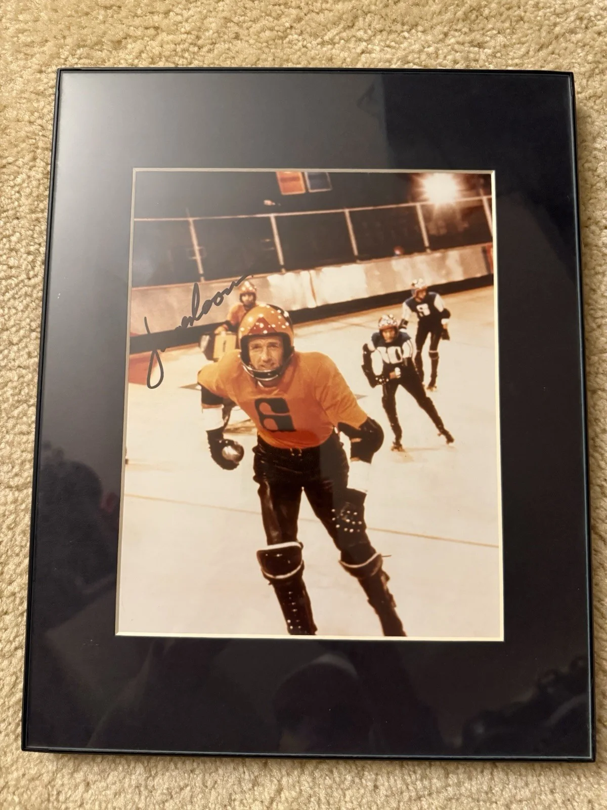 James Caan Signed Rollerball Photo Framed Autograph with co-signer authenticity, image 2
