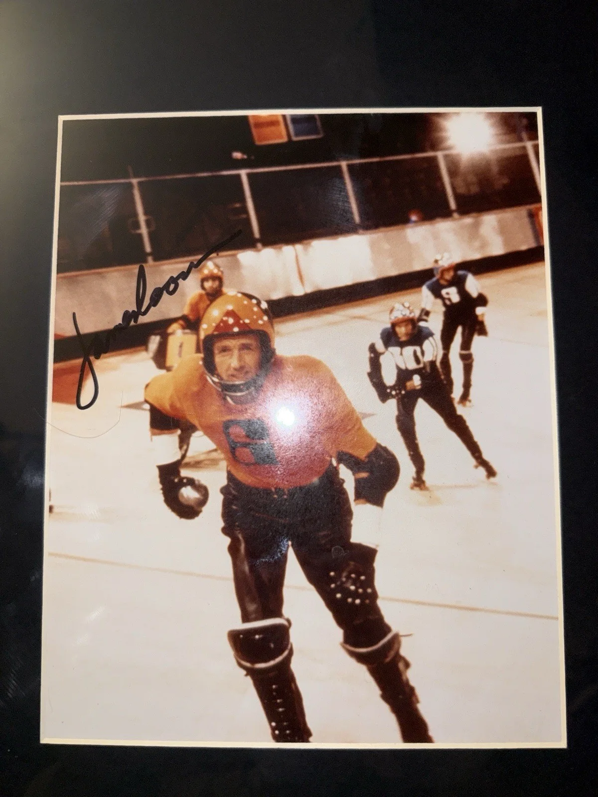 James Caan Signed Rollerball Photo Framed Autograph with co-signer authenticity, image 3
