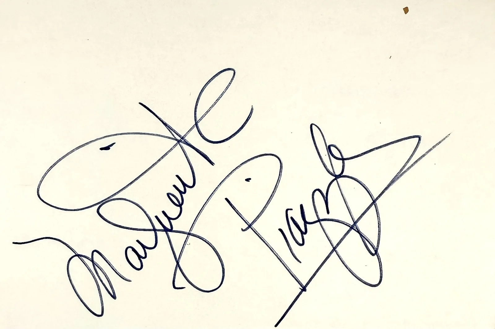 MARGUERITE PIAZZA Signed Autographed 4"x 6" INDEX CARD American Soprano OPERA, изображение 4