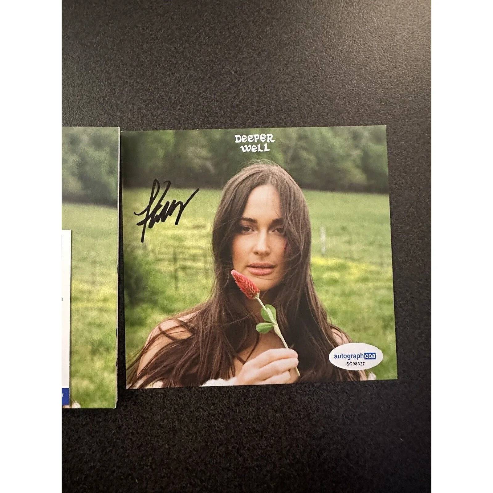 AUTOGRAPHED Kacey Musgraves SIGNED Deeper Well CD COA ACOA #SC98327, image 2