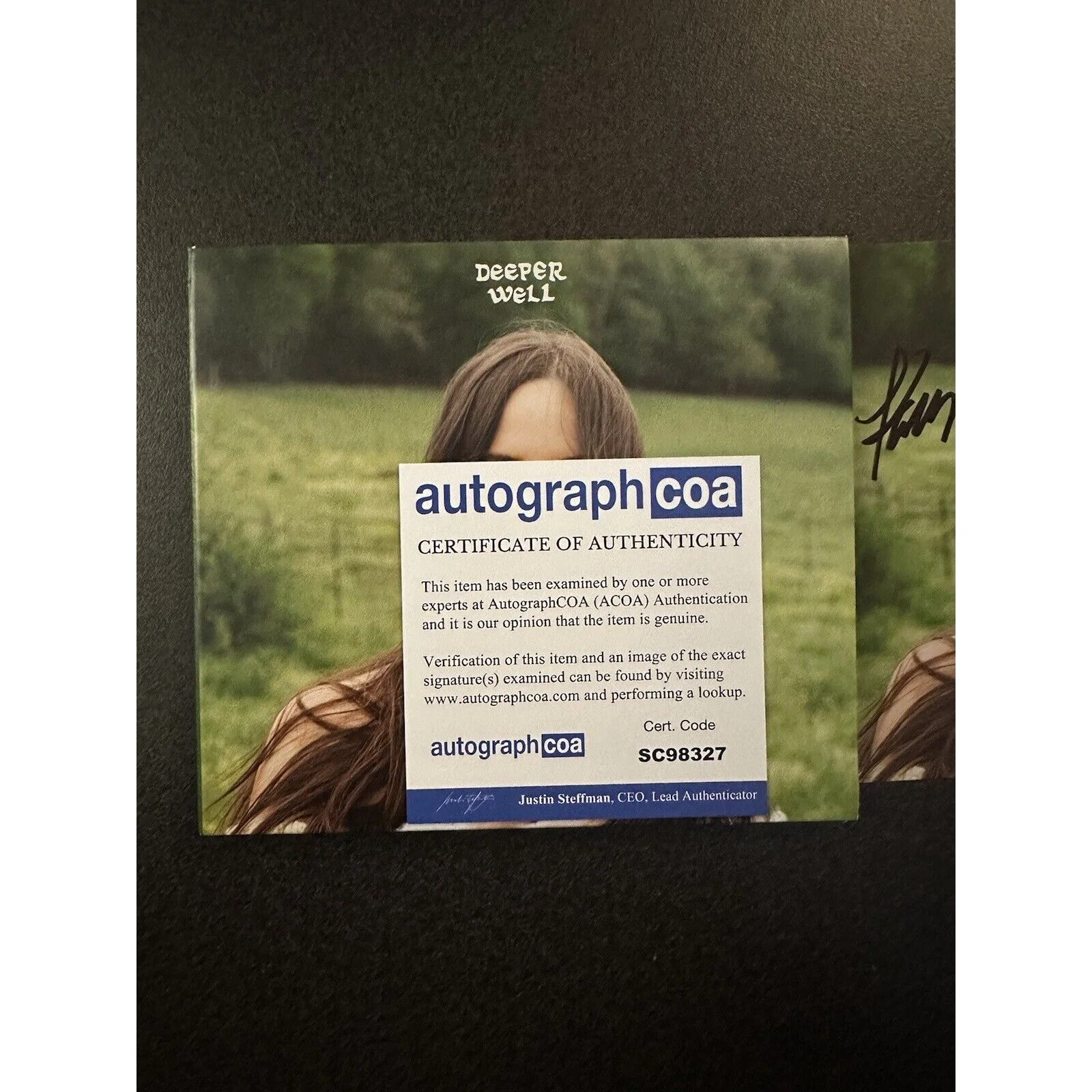 AUTOGRAPHED Kacey Musgraves SIGNED Deeper Well CD COA ACOA #SC98327, image 3