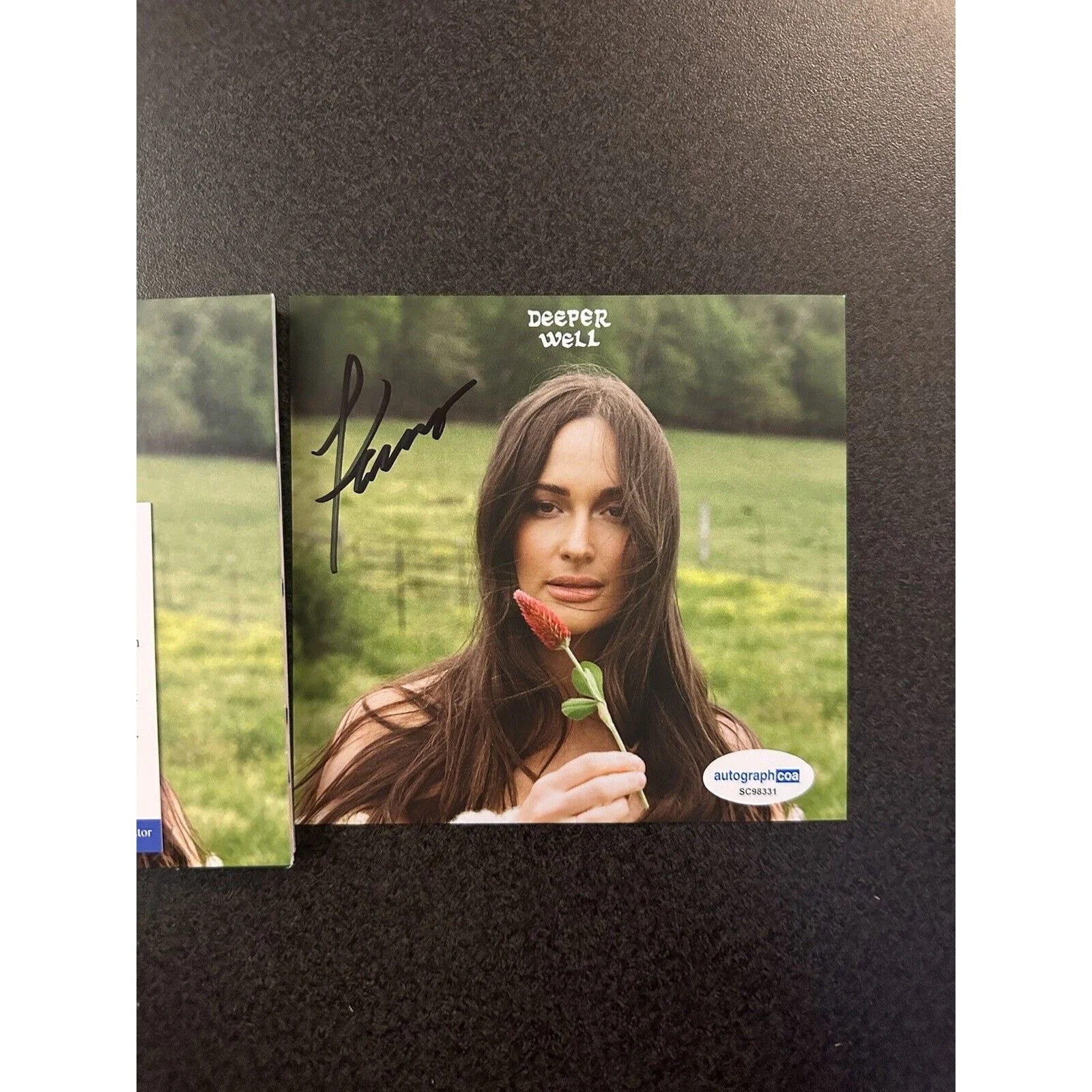 Kacey Musgraves Deeper Well SIGNED CD COA ACOA #SC98331, image 2