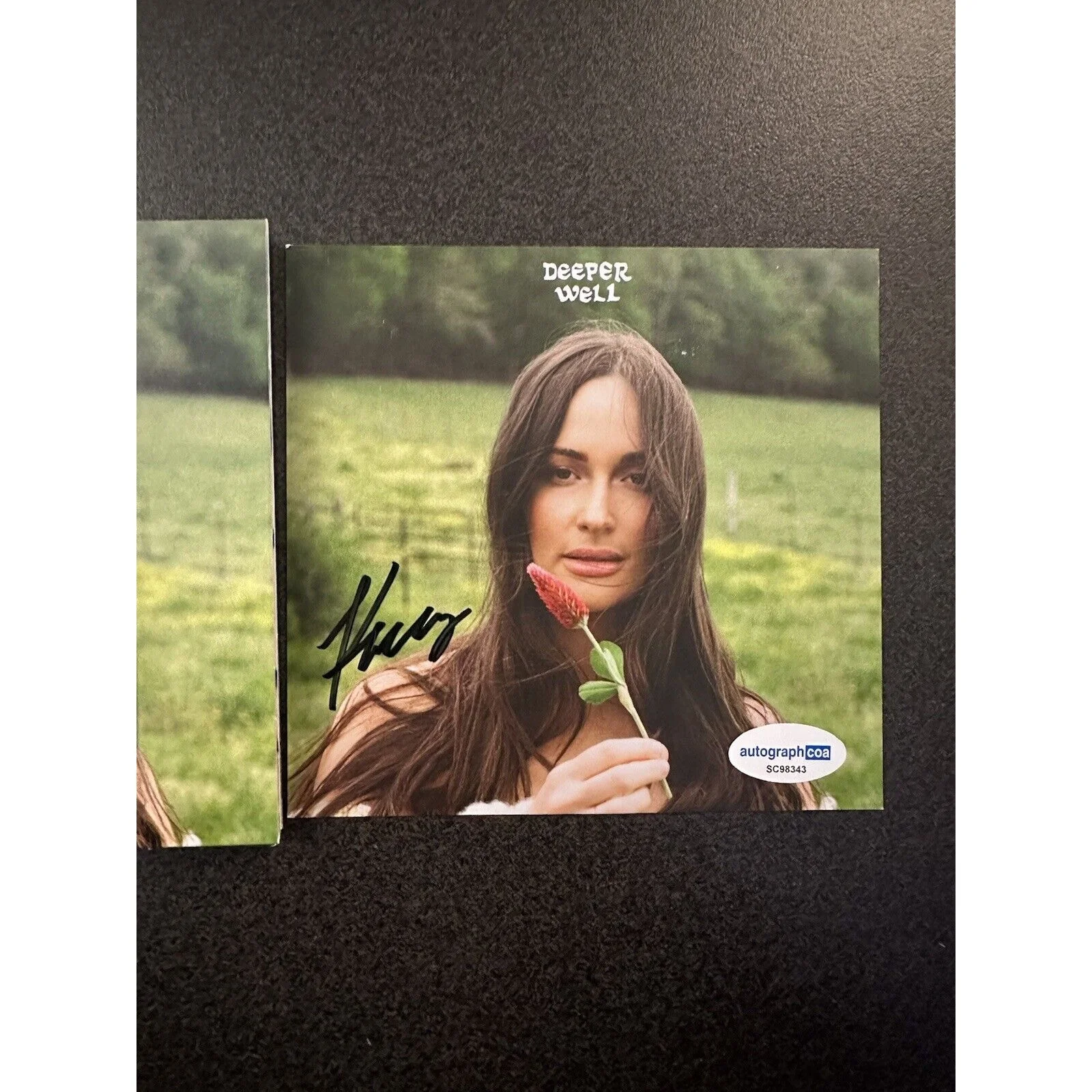 Kacey Musgraves Deeper Well SIGNED CD AUTOGRAPHED COA ACOA #SC98343, image 2