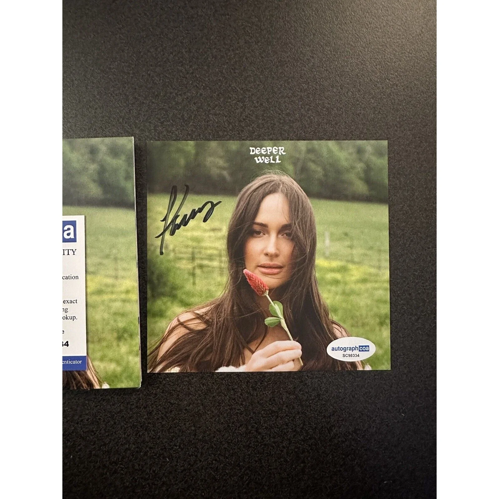 AUTOGRAPHED Kacey Musgraves SIGNED Deeper Well CD COA ACOA #SC98334, image 2