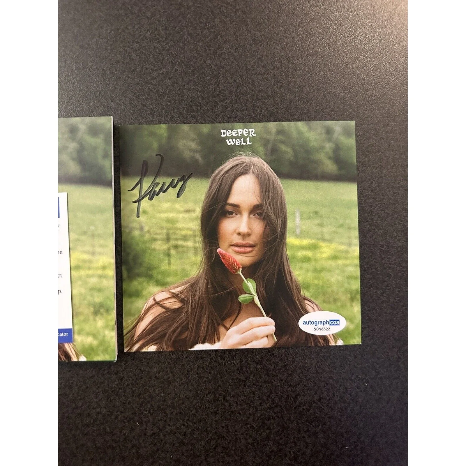 Kacey Musgraves Deeper Well AUTOGRAPHED CD SIGNED COA ACOA #SC98322, image 2