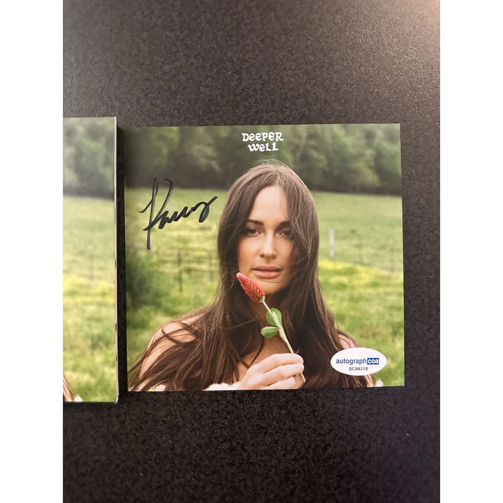 Kacey Musgraves Deeper Well AUTOGRAPHED CD COA ACOA #SC98318, image 2