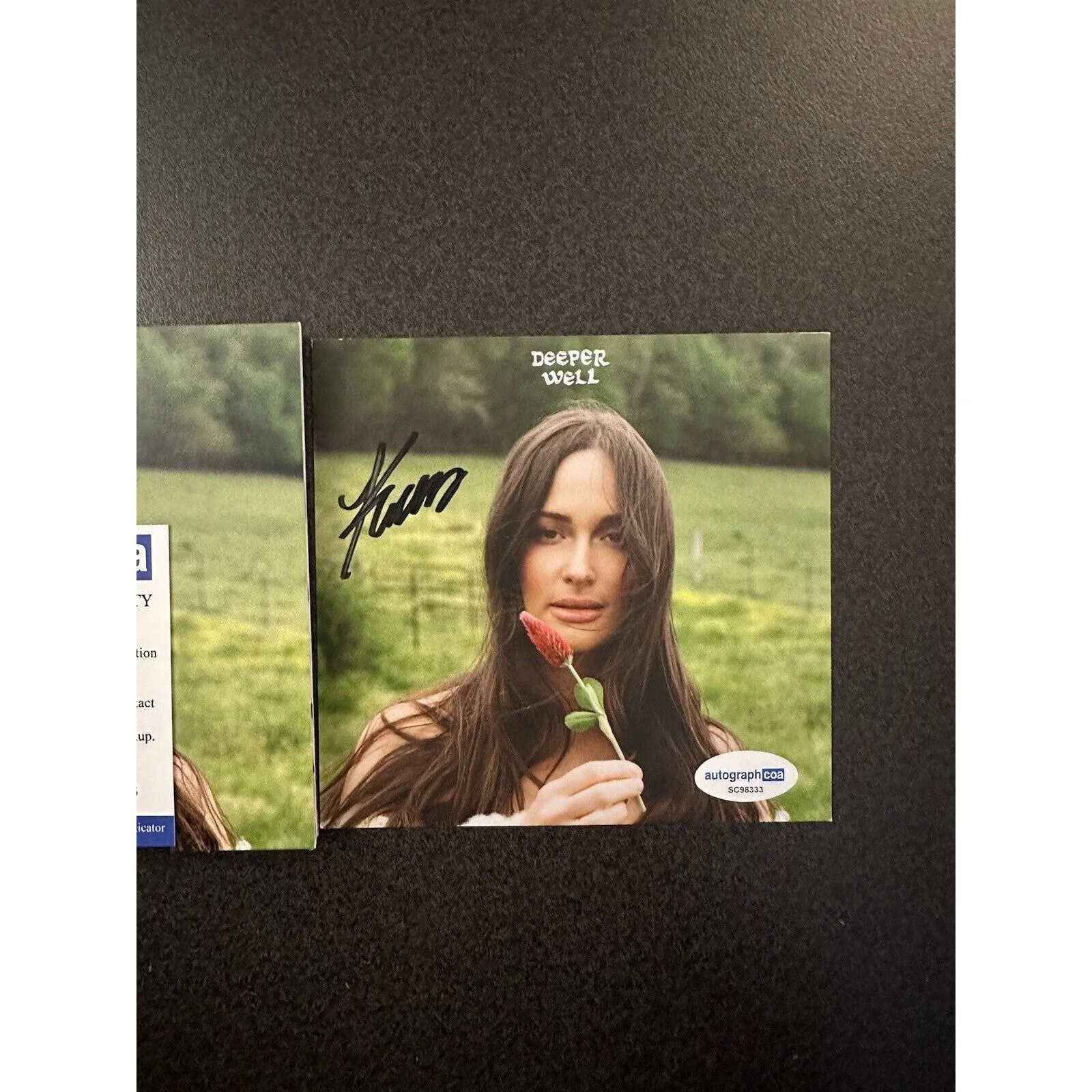 SIGNED Kacey Musgraves Autographed Deeper Well CD COA ACOA #SC98333, image 2