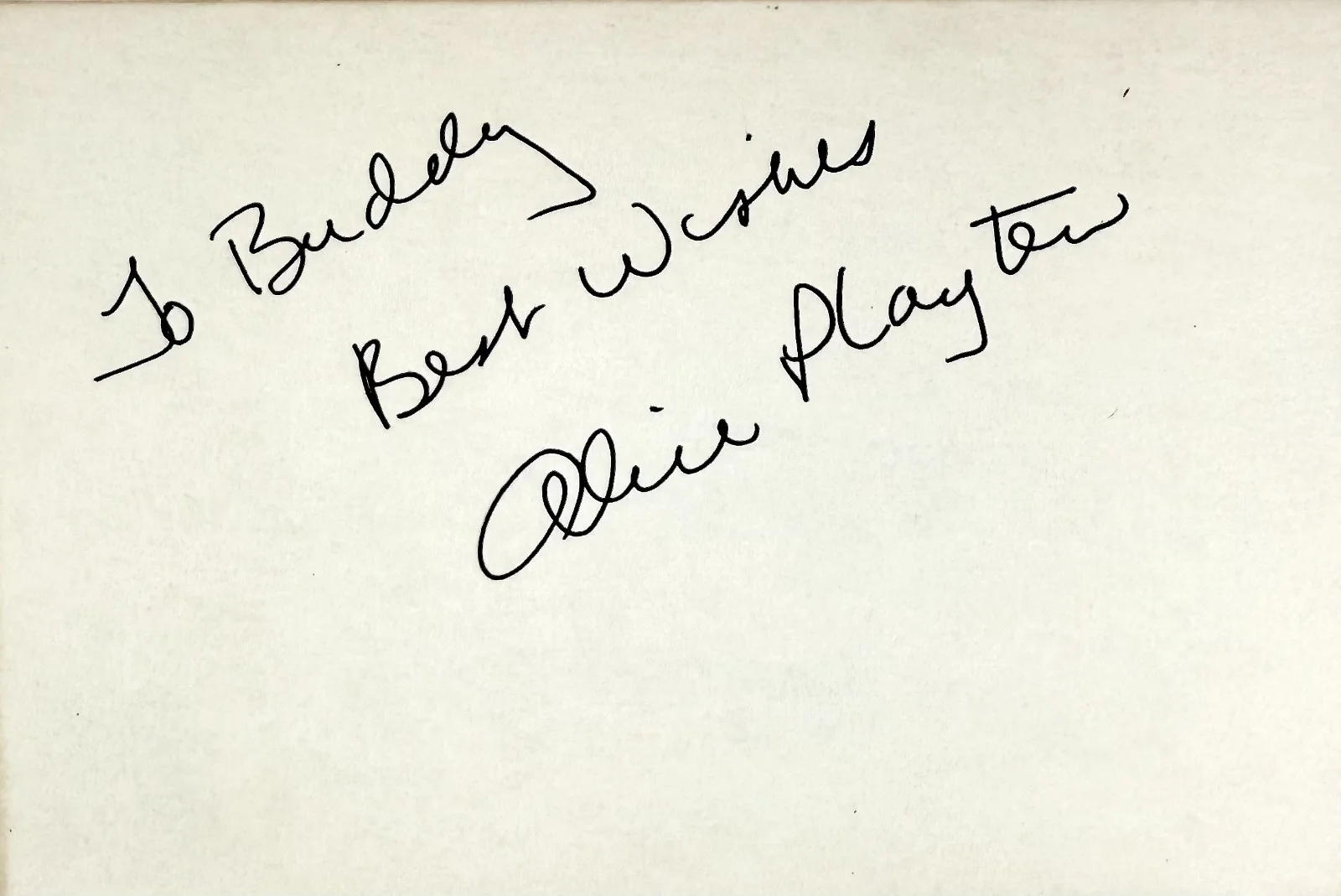 Alice Playten — ALICE PLAYTEN Signed Autographed 4"x 6" INDEX CARD The Lost Saucer Disney's Doug, изображение 4