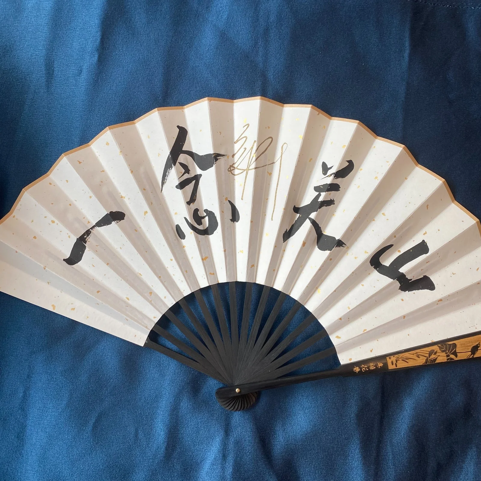 LIU YUNING Autographed Signed Fan Signed 一念关山 书卷一梦 刘宇宁 2025, image 2