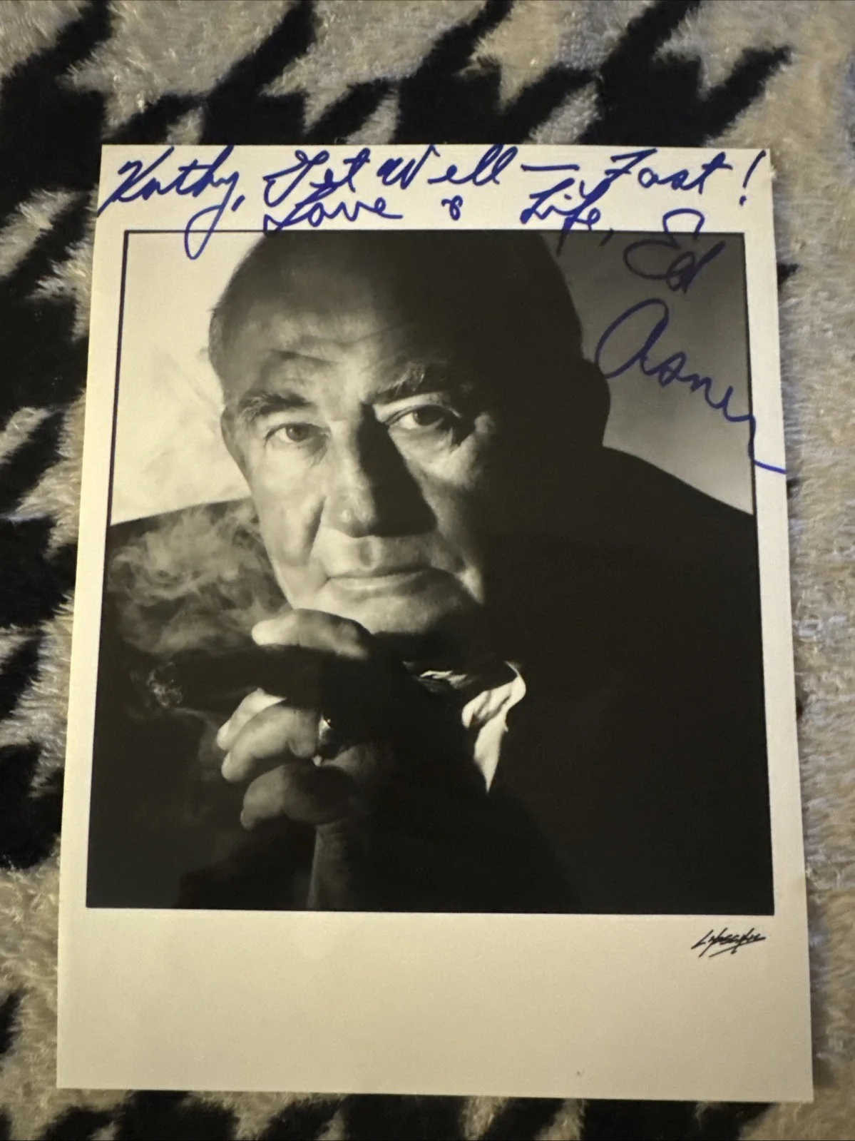 Ed Asner — Signed Ed Asner 8x10 Photo, image 2