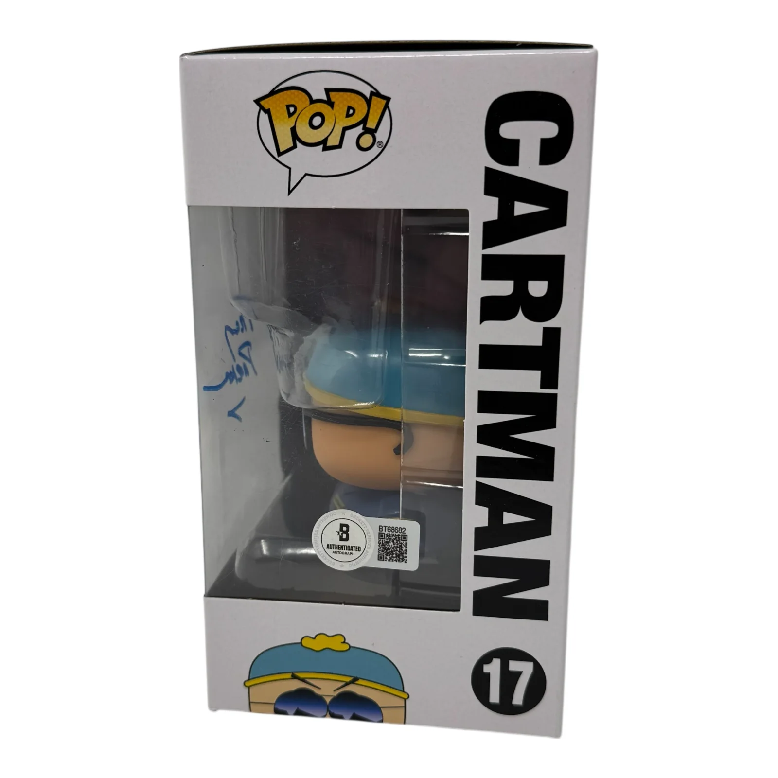Trey Parker — Trey Parker Signed South Park Cartman Funko Pop #17 Autograph Figure Beckett COA, изображение 2