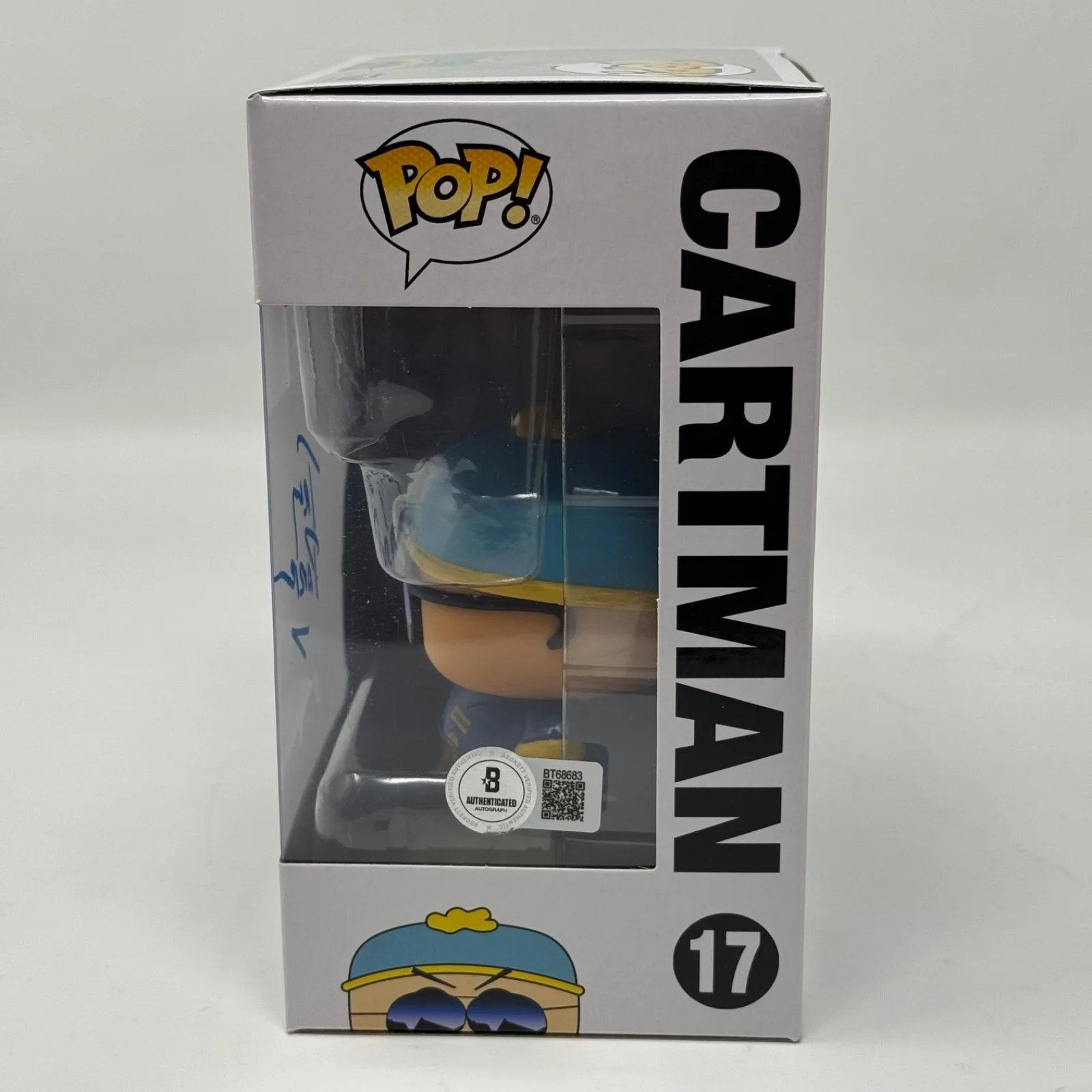 Trey Parker — Trey Parker Signed South Park Cartman Funko Pop #17 Autograph Figure Beckett COA, изображение 2