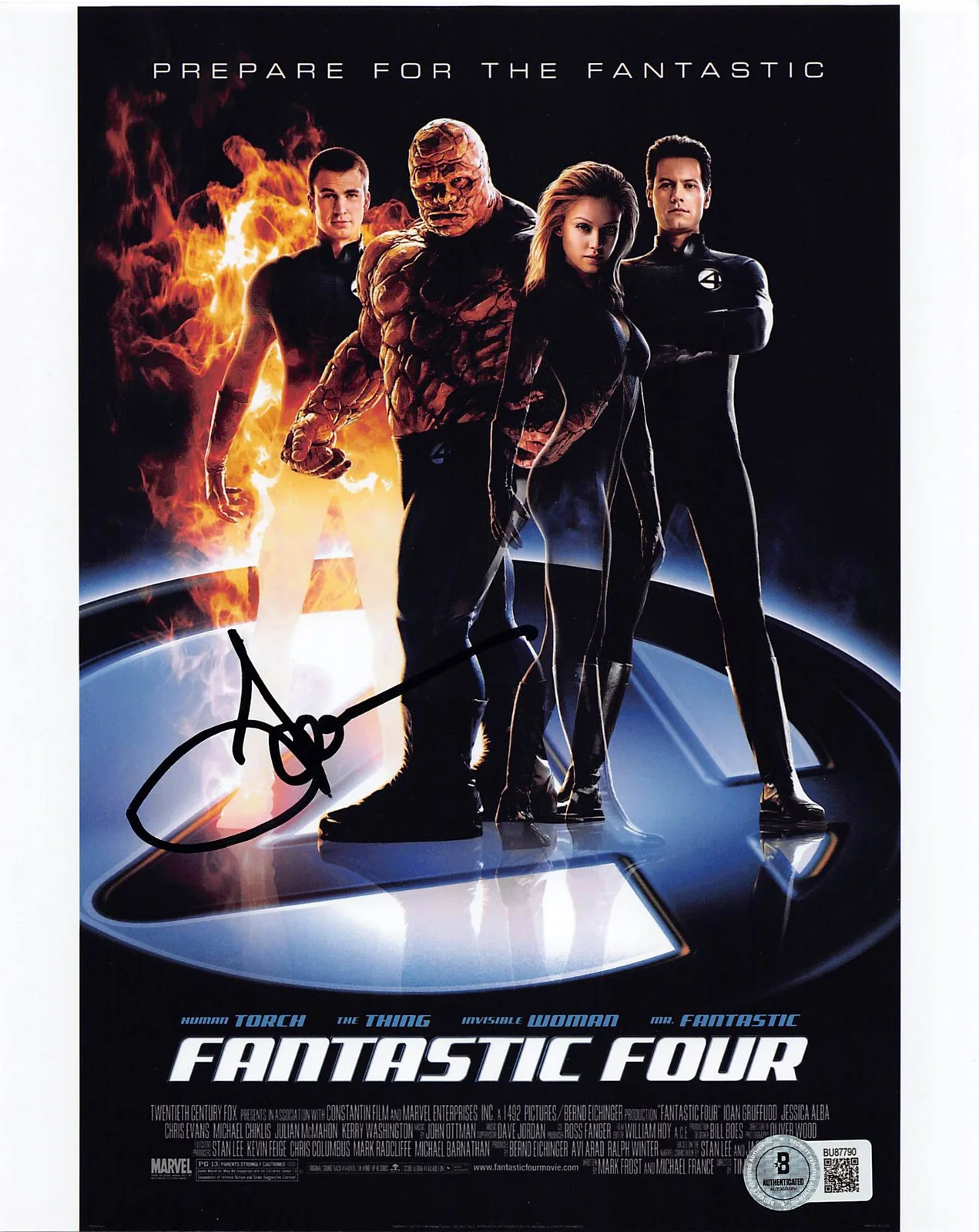Tim Story — Tim Story Fantastic Four Authentic Signed 8x10 Vertical Photo BAS #BU87790