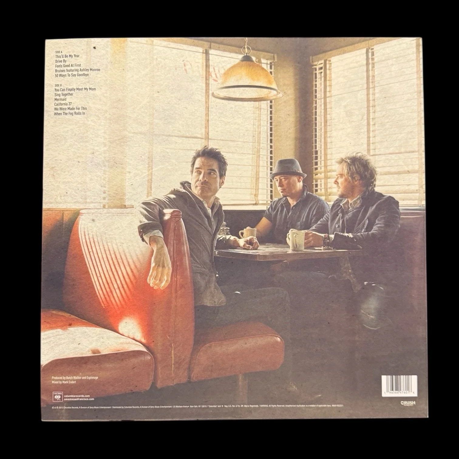 Pat Monahan Signed California 37 Vinyl Album BAS Beckett COA Train Autograph, изображение 2