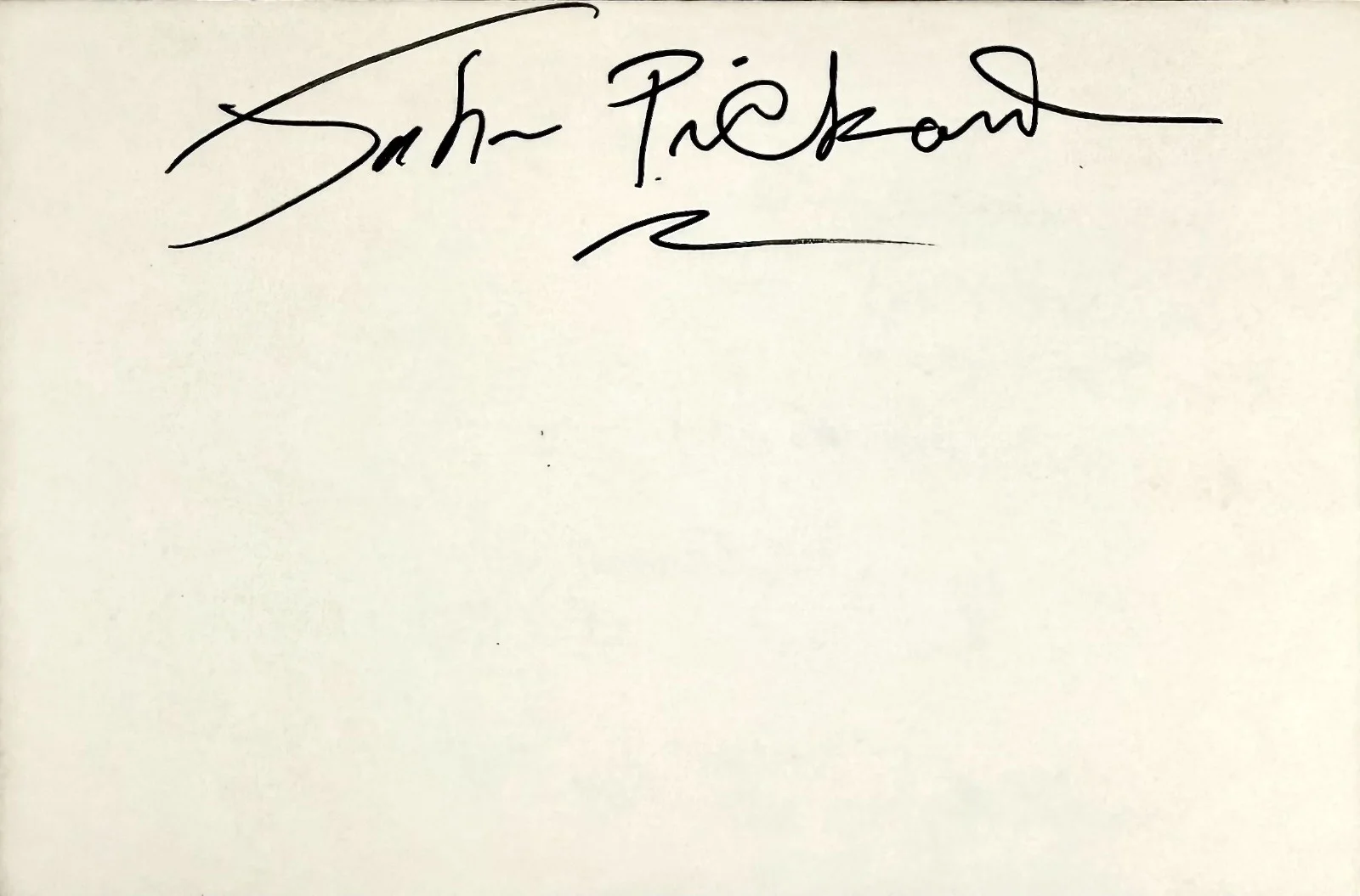 John Pickard — JOHN PICKARD Signed Autographed 4" x 6" INDEX CARD Boots and Saddles FORT YUMA, изображение 4