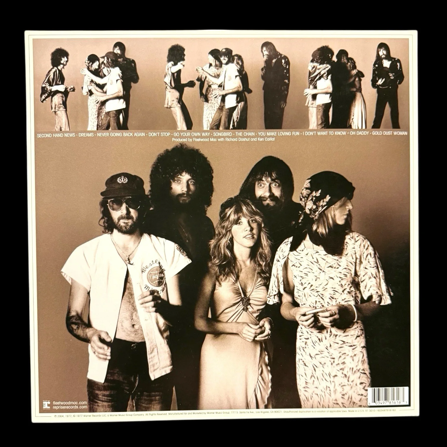 Mick Fleetwood Signed Rumours Vinyl Album BAS Beckett COA Autograph Mac, image 2