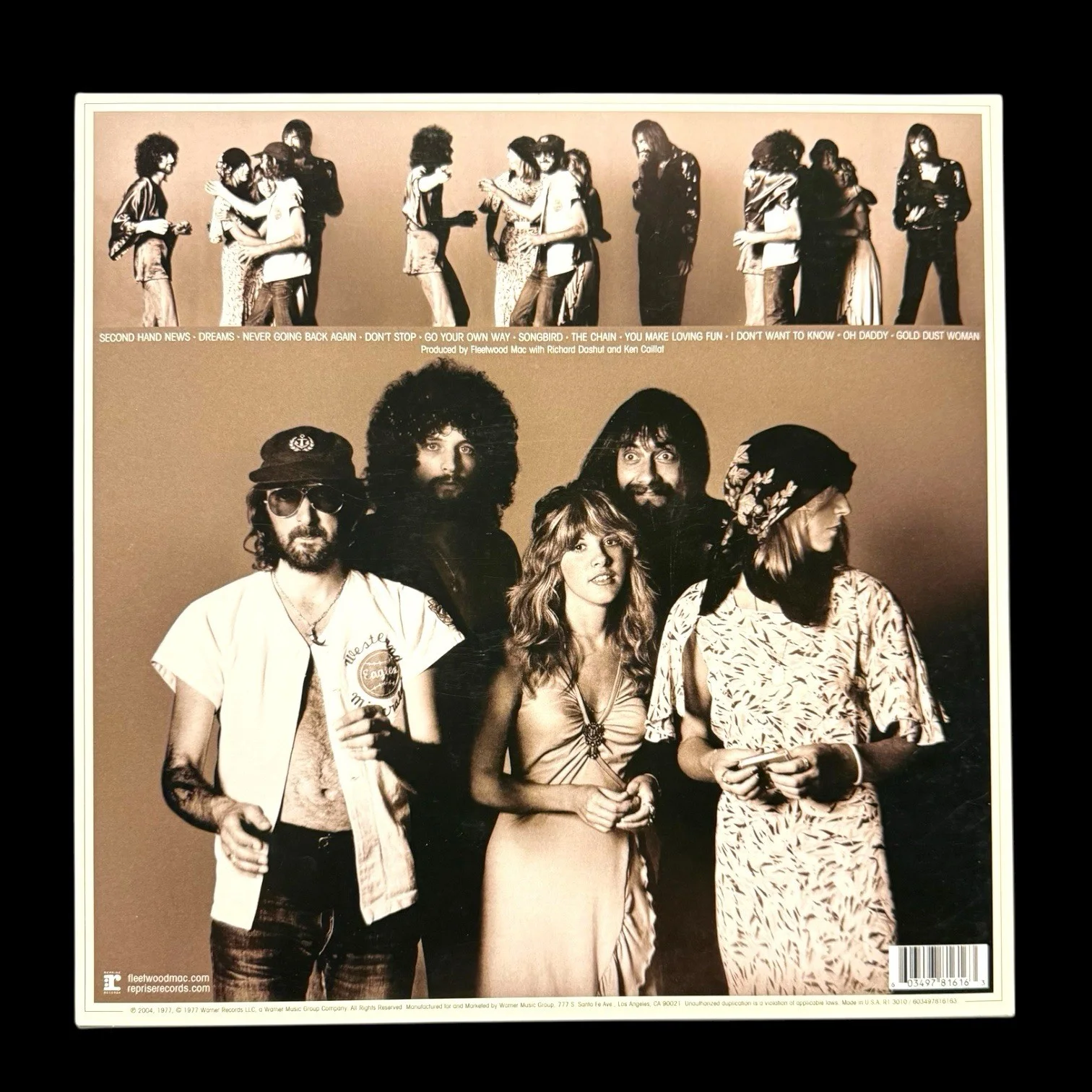 Mick Fleetwood Signed Rumours Vinyl Album BAS Beckett COA Autograph Mac, image 2