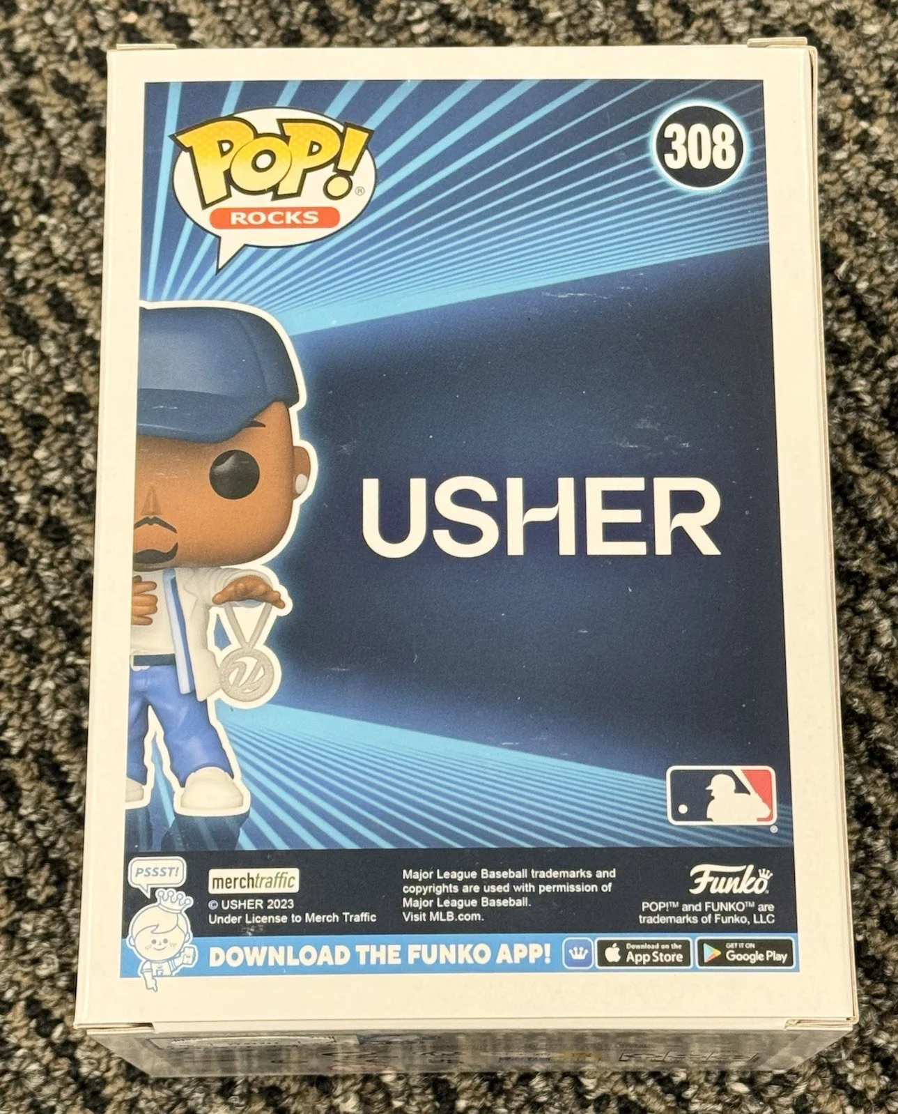 Usher Raymond Signed Autographed Funko Pop Rocks #308 JSA Authentic Inscriptions, image 5