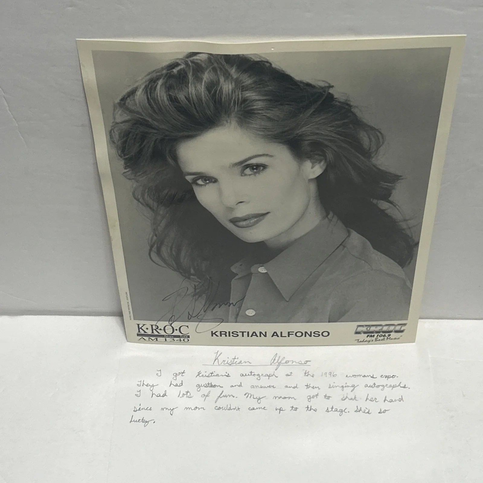Kristian Alfonso — Kristian Alfonso "Hope/Gina" HAND SIGNED/AUTOGRAPH DAYS OF OUR LIVES Soap Opera, изображение 3