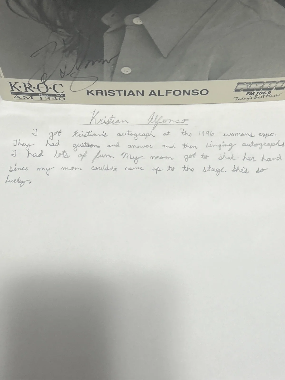 Kristian Alfonso — Kristian Alfonso "Hope/Gina" HAND SIGNED/AUTOGRAPH DAYS OF OUR LIVES Soap Opera, изображение 4