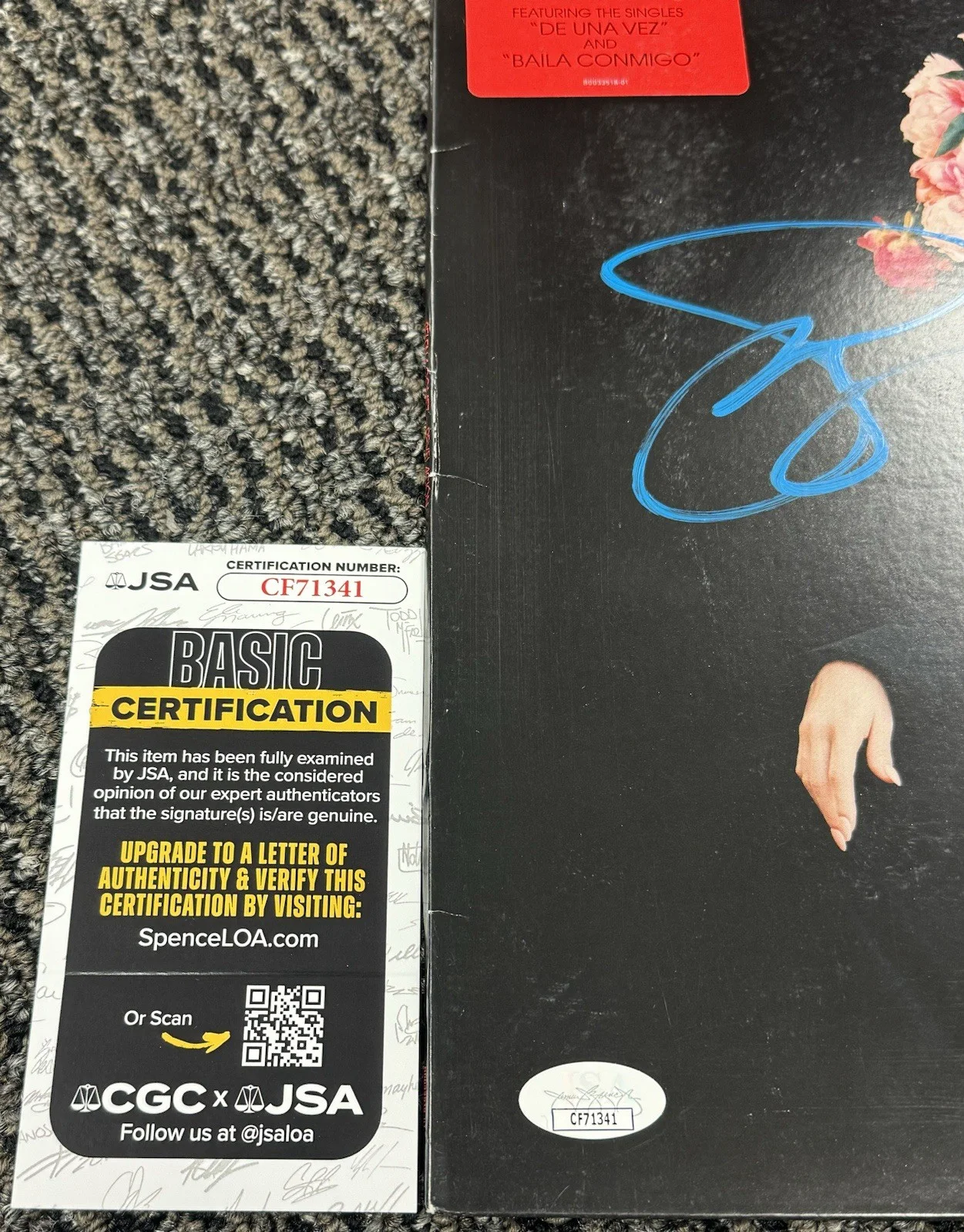 Selena Gomez Signed Autograph Revelación Vinyl Album Record JSA Authentic Disney, image 2