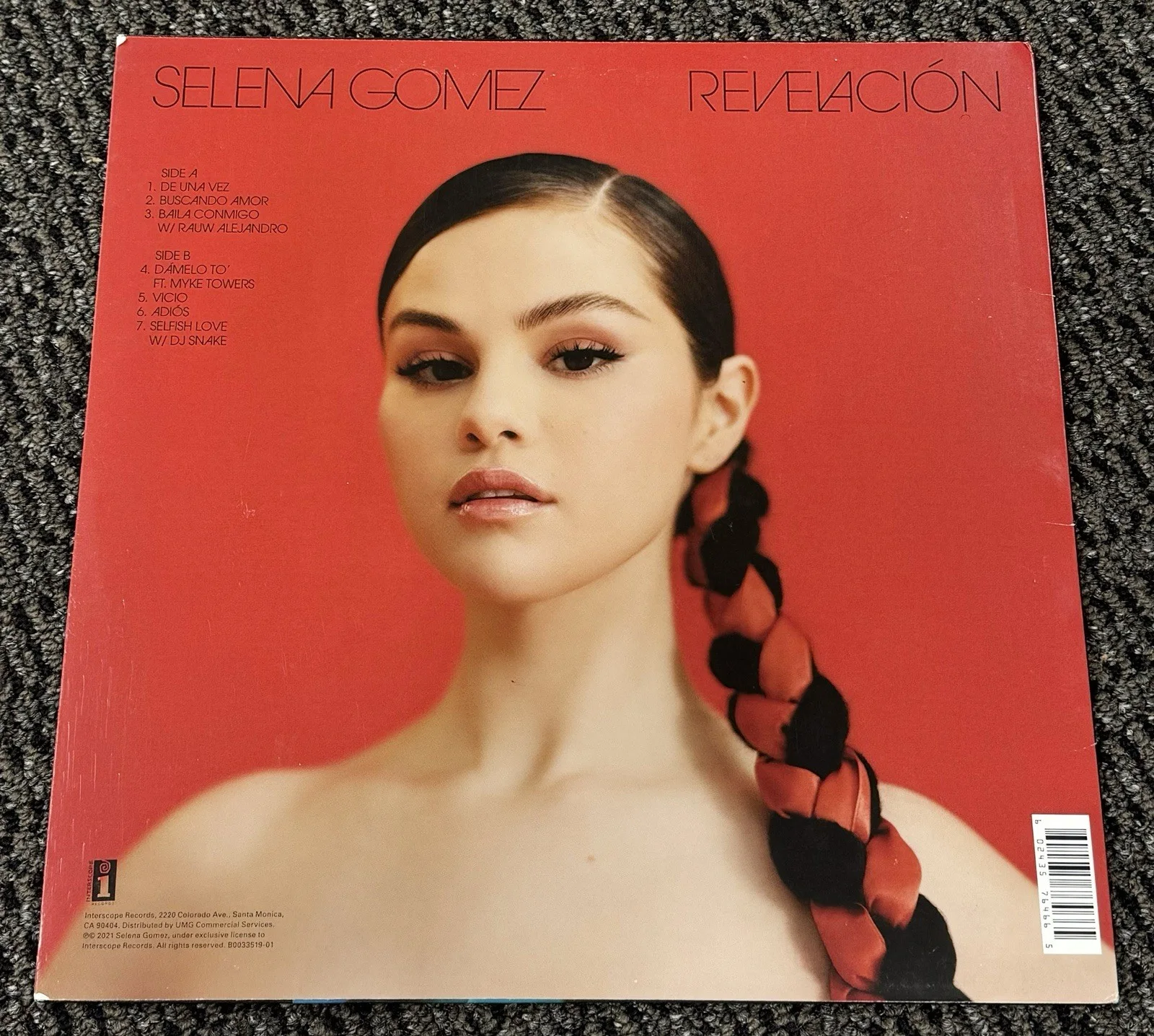 Selena Gomez Signed Autograph Revelación Vinyl Album Record JSA Authentic Disney, image 3