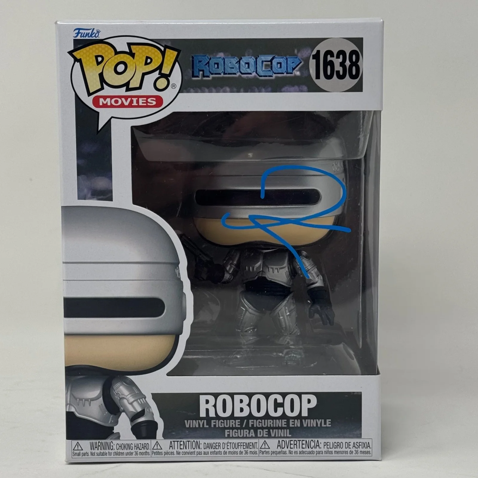 Joel Kinnaman — Joel Kinnaman Signed RoboCop Funko Pop Robocop #1638 Autograph ACOA COA, изображение 3