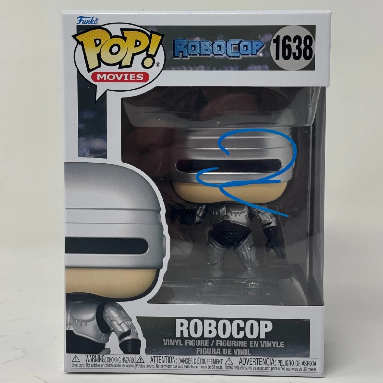 Joel Kinnaman — Joel Kinnaman Signed RoboCop Funko Pop Robocop #1638 Autograph ACOA COA, изображение 5