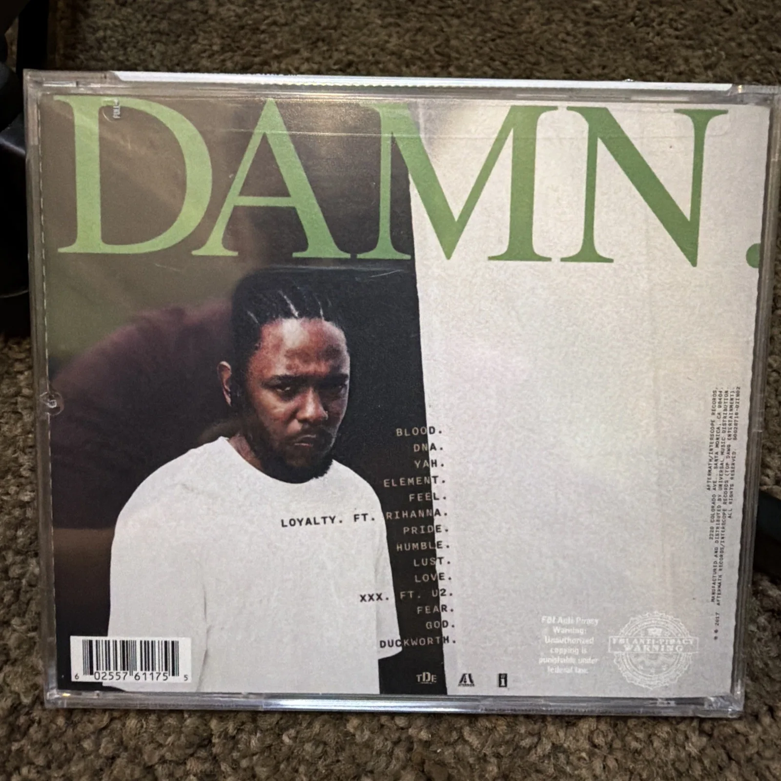 Kendrick Lamar Signed Autograph DAMN CD Insert Authentic, изображение 3
