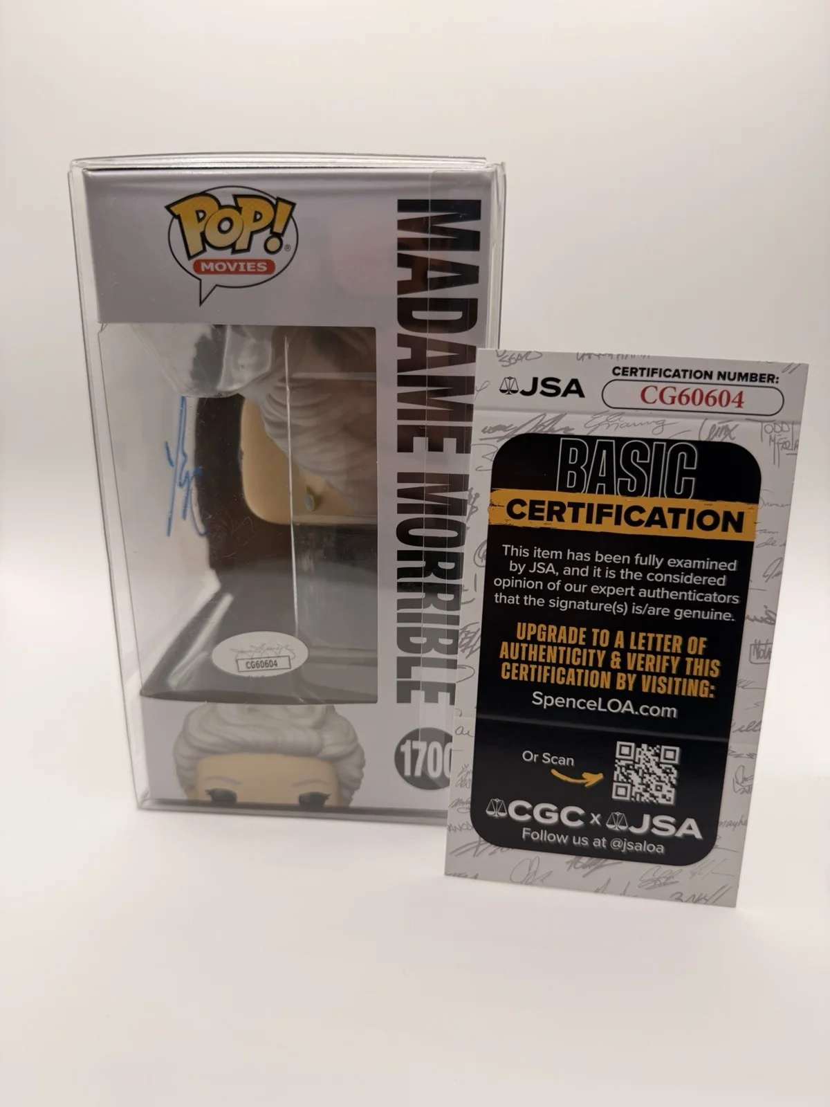MICHELLE YEOH SIGNED WICKED MADAME MORRIBLE FUNKO 1700 JSA COA, изображение 2