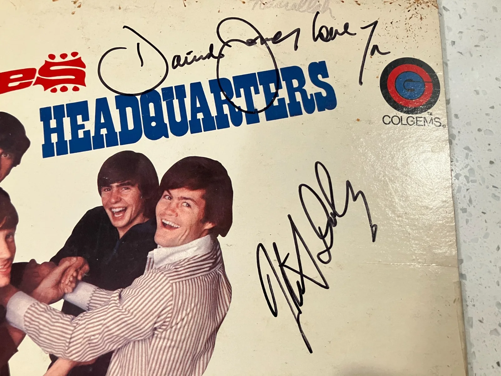 The Monkees Headquarters Jones Dolenz Tork Signed Autograph Album LP, изображение 3