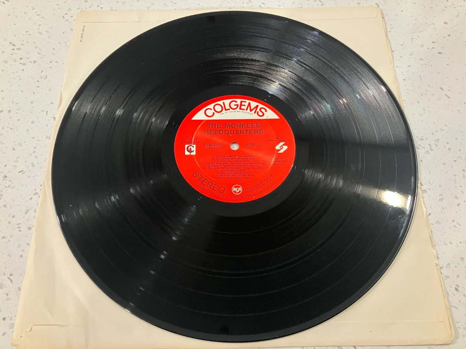 The Monkees Headquarters Jones Dolenz Tork Signed Autograph Album LP, изображение 5
