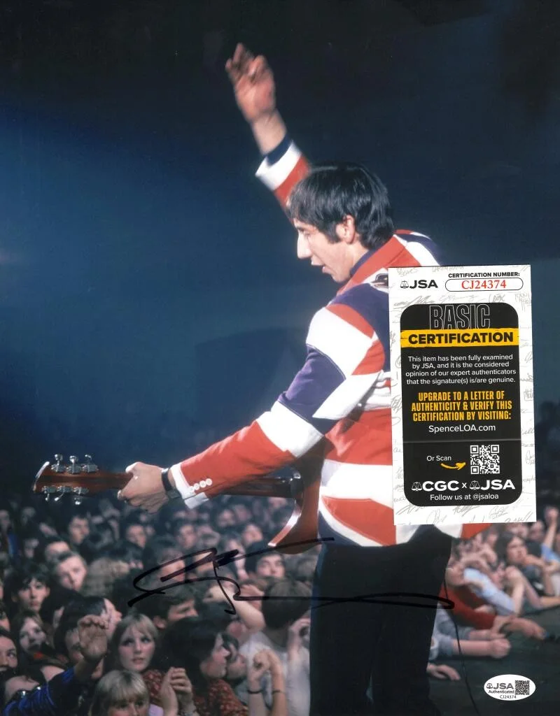 Pete Townshend — Pete Townshend Signed Autograph 11x14 Photo - Quadrophenia Tommy w/ JSA COA, image 2